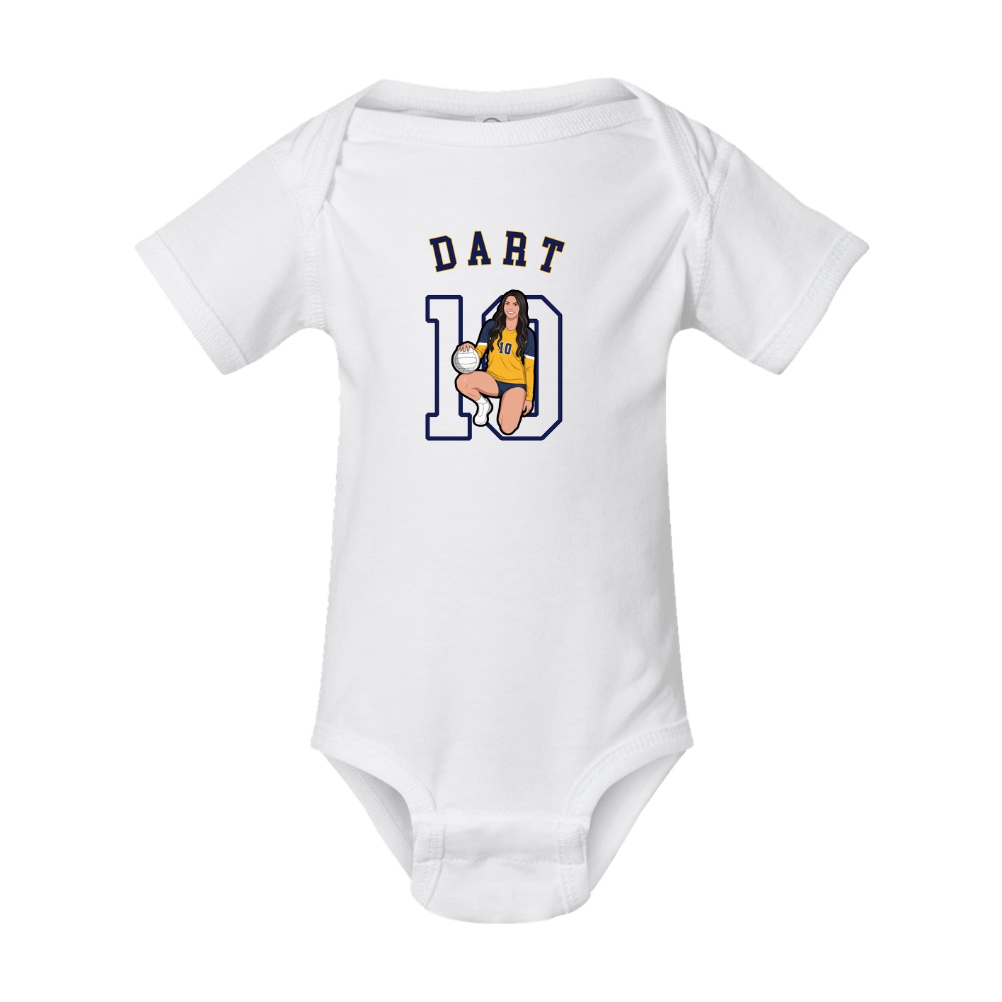 Baby Onesie — Shirsey Arch in White