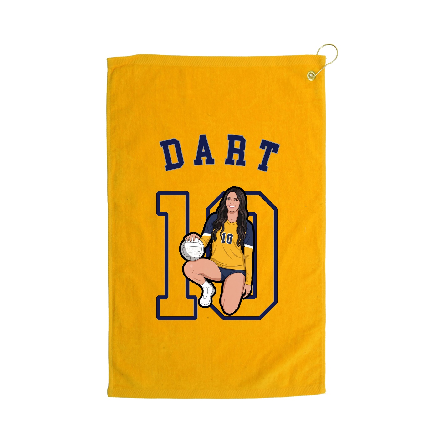 Golf Towel — Shirsey Arch in Gold