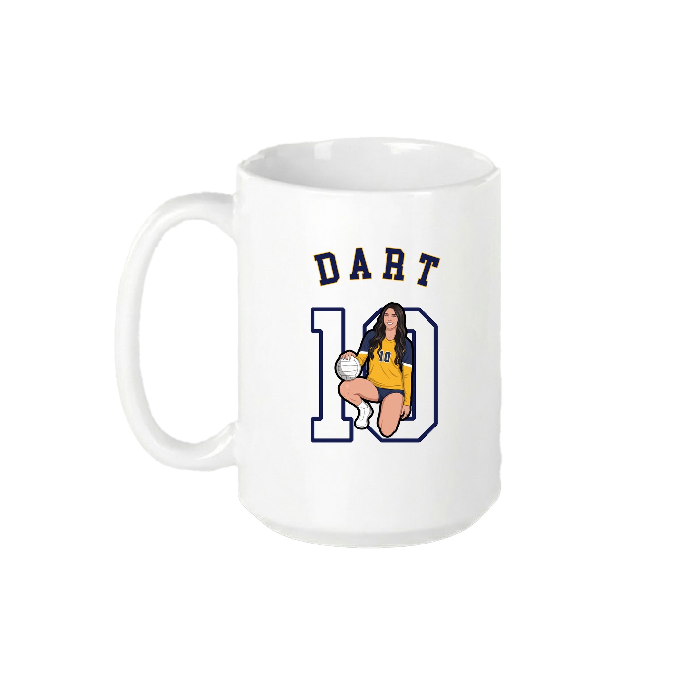 15oz Coffee Mug — Shirsey Arch in White