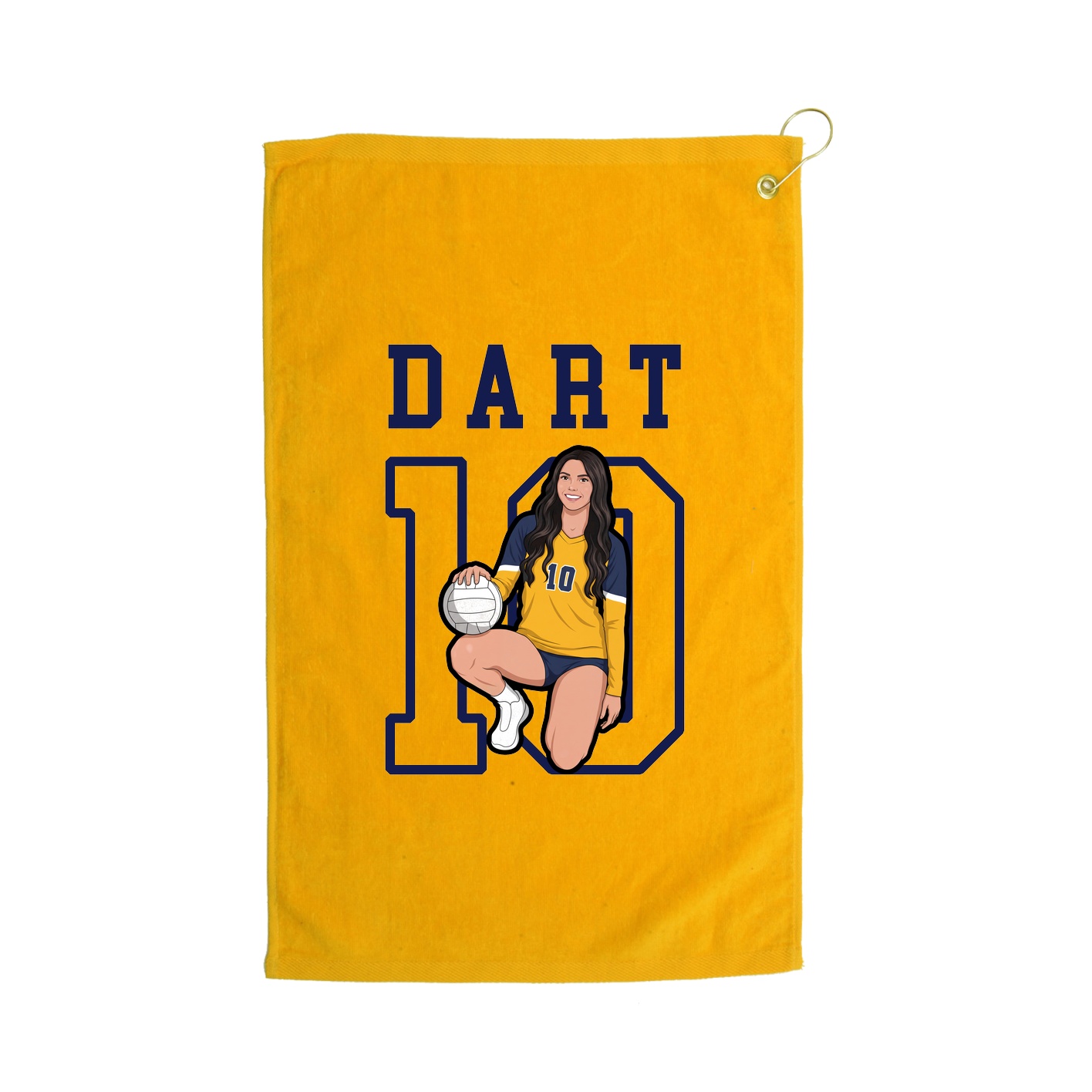 Golf Towel — Shirsey in Gold