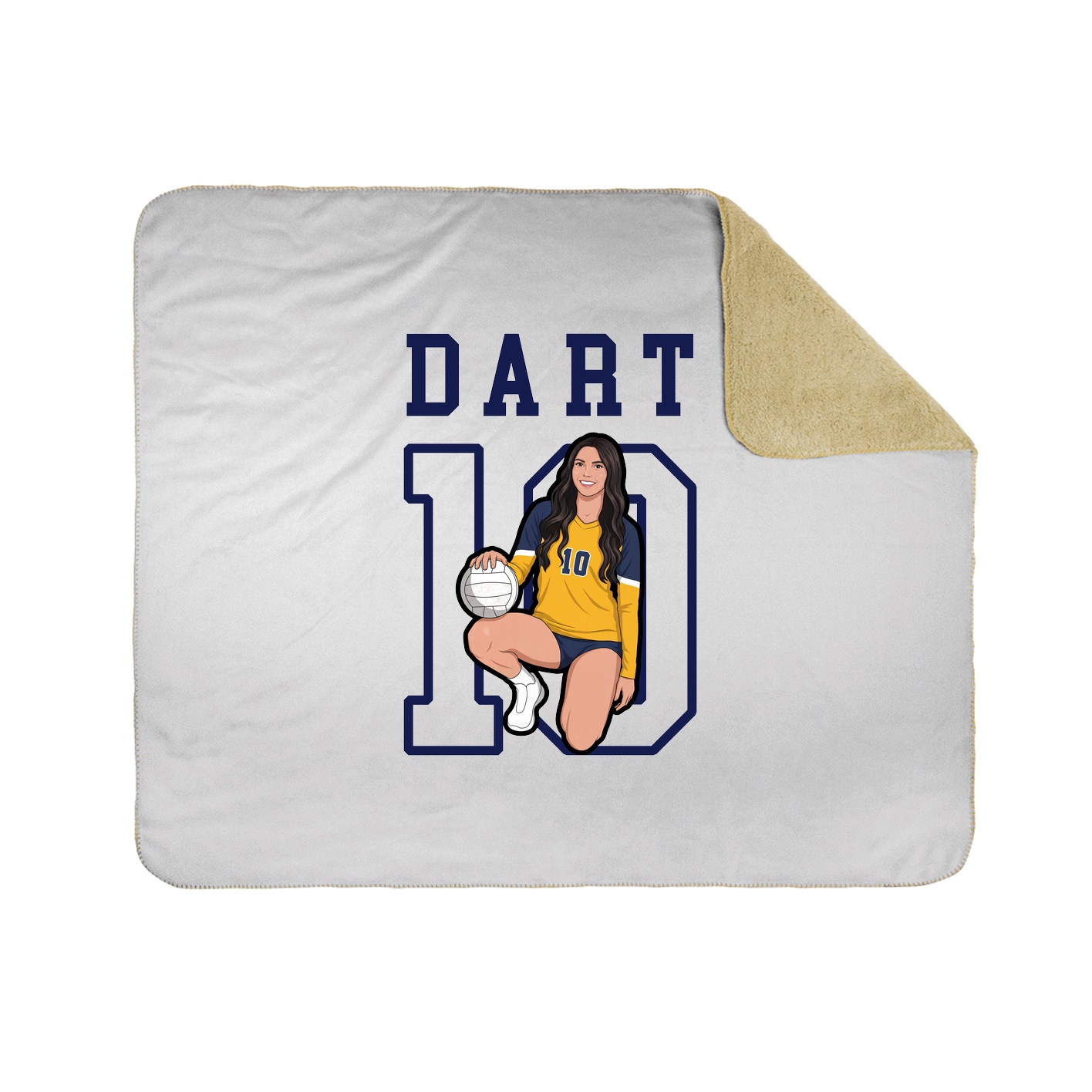 Throw Blanket — Shirsey in White
