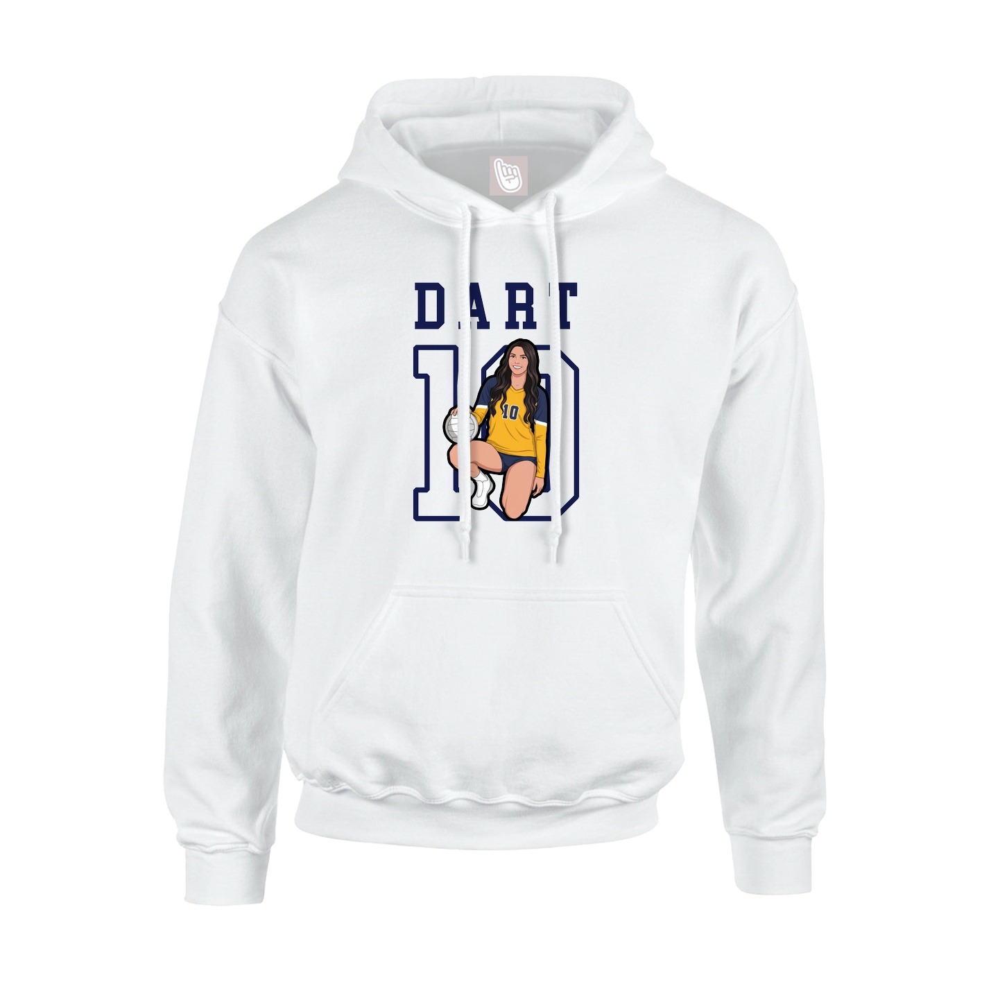 Youth Hoodie — Shirsey in White