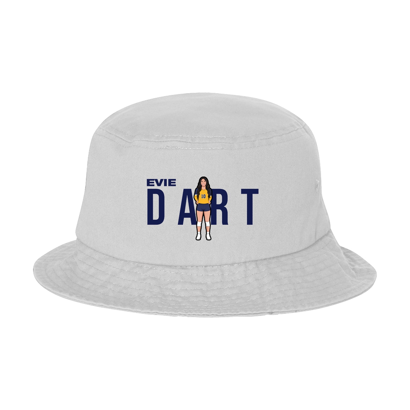 Bucket Cap — Player Name in White