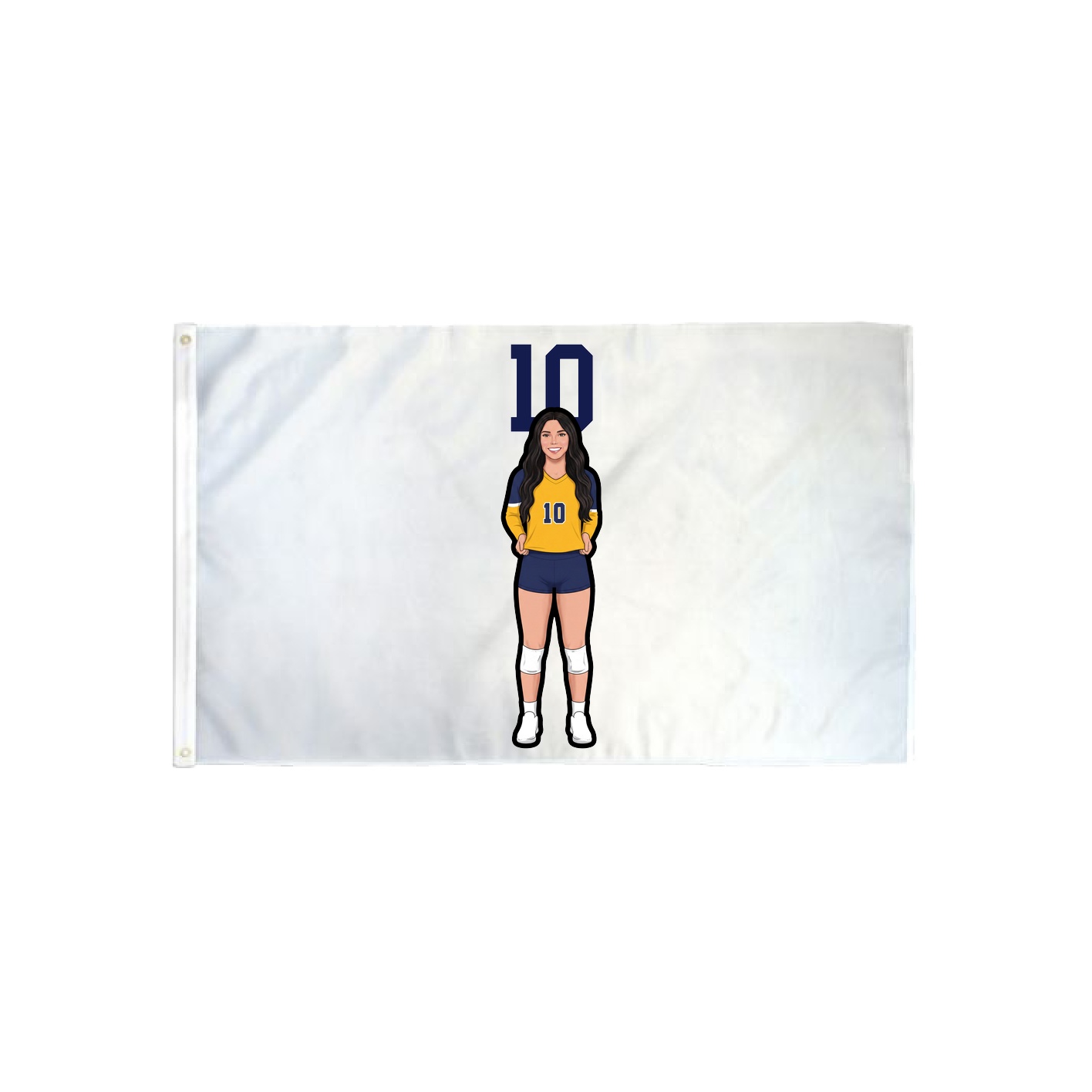3x5 Flag — Number Top in Classic