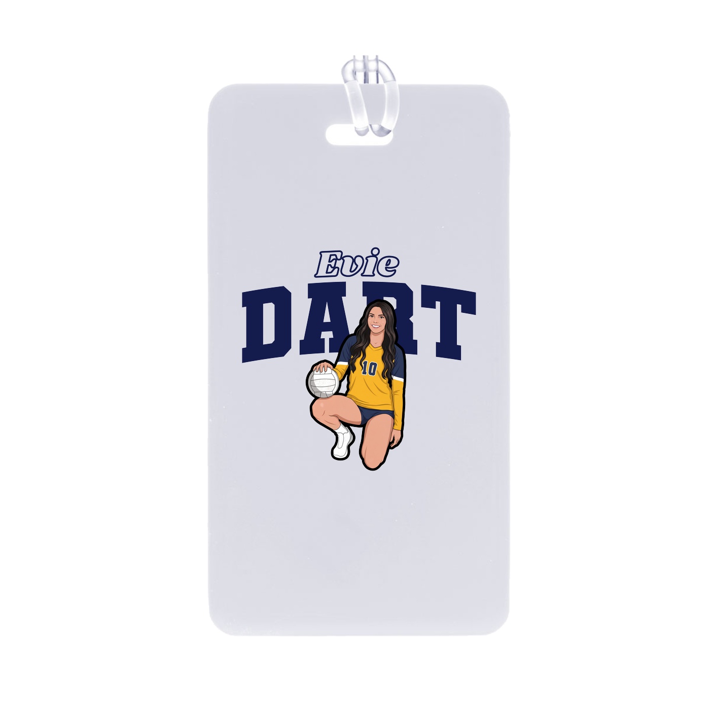 Bag Tag — Name Arch in Classic