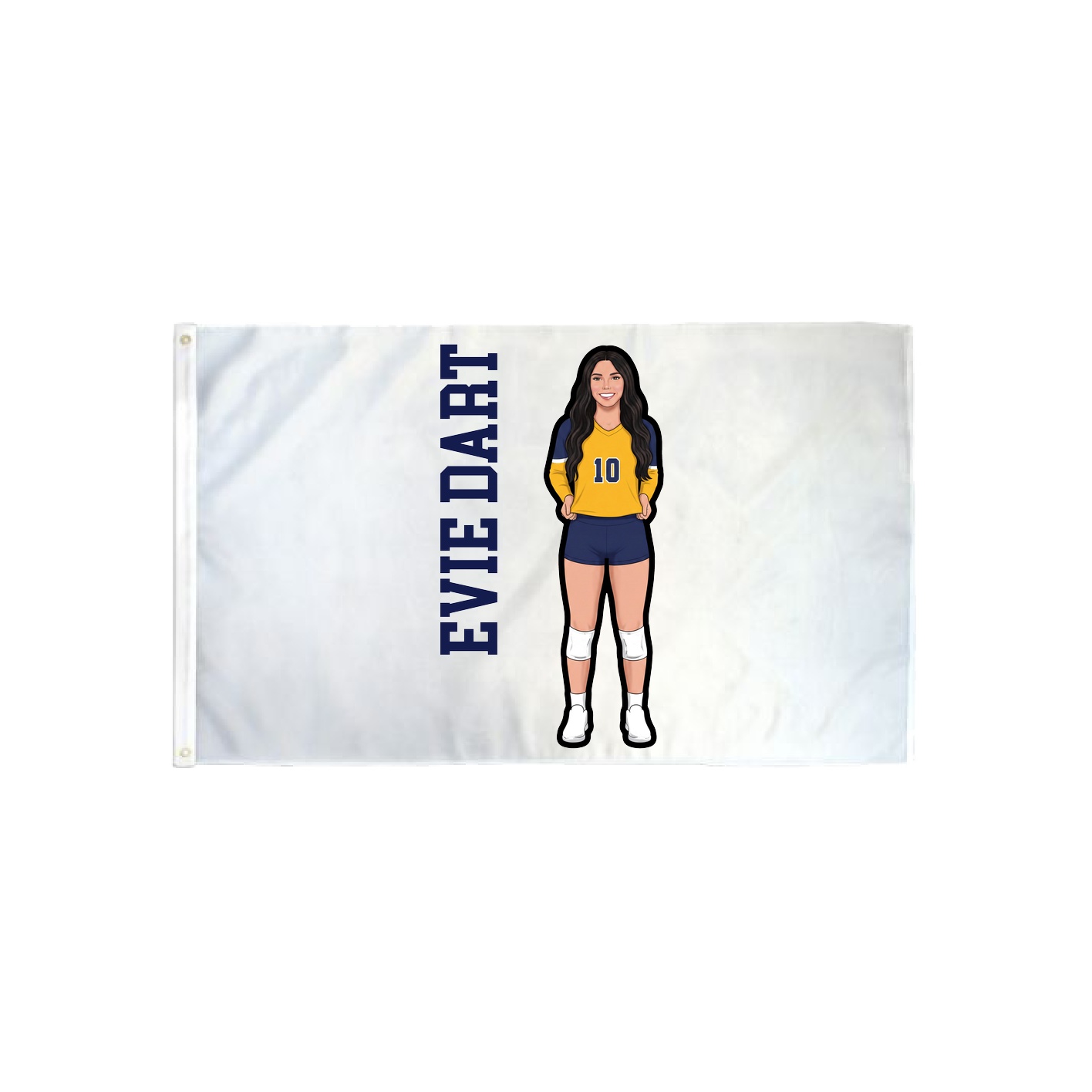 3x5 Flag — Name Vertical in Classic