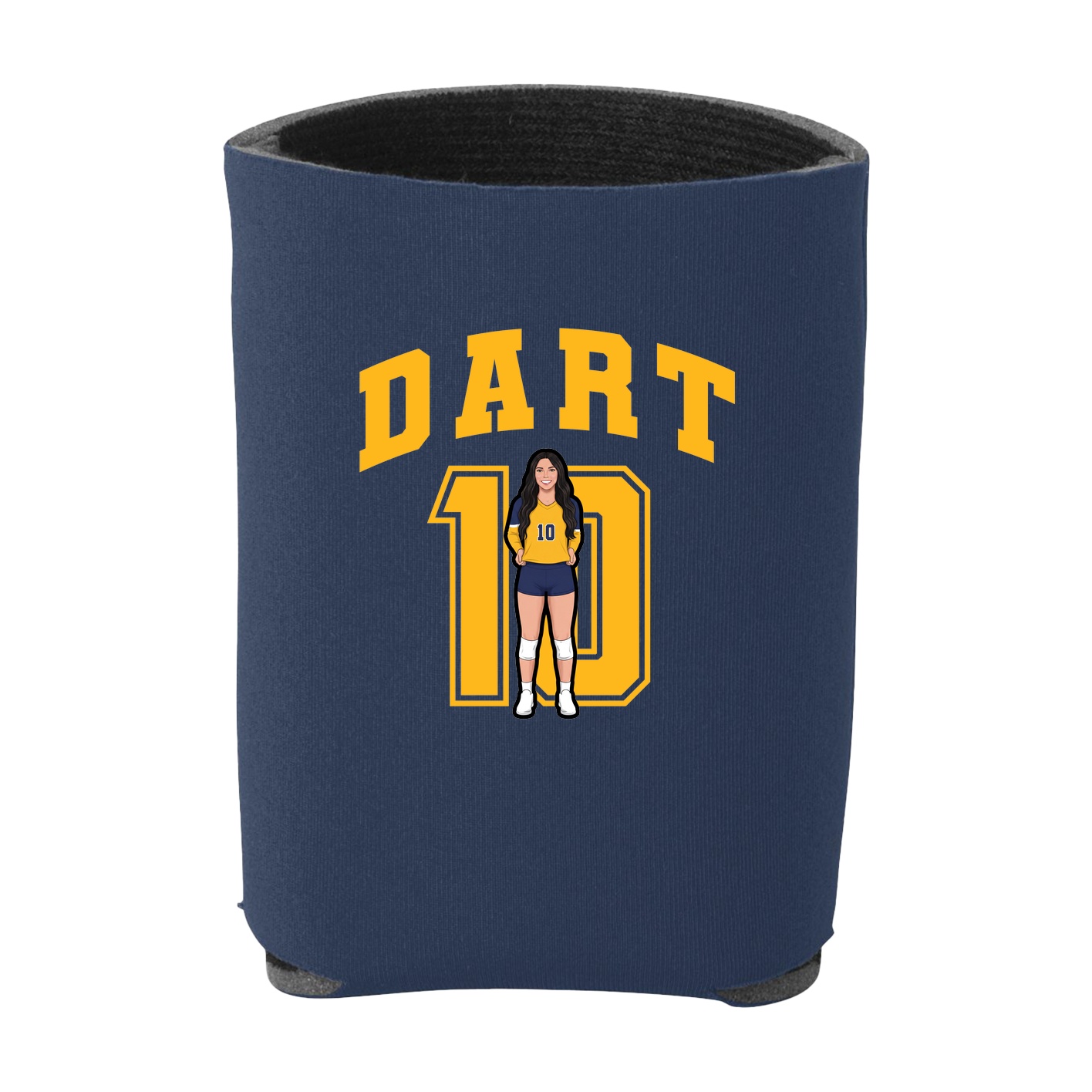 Can Holder — Number in Navy