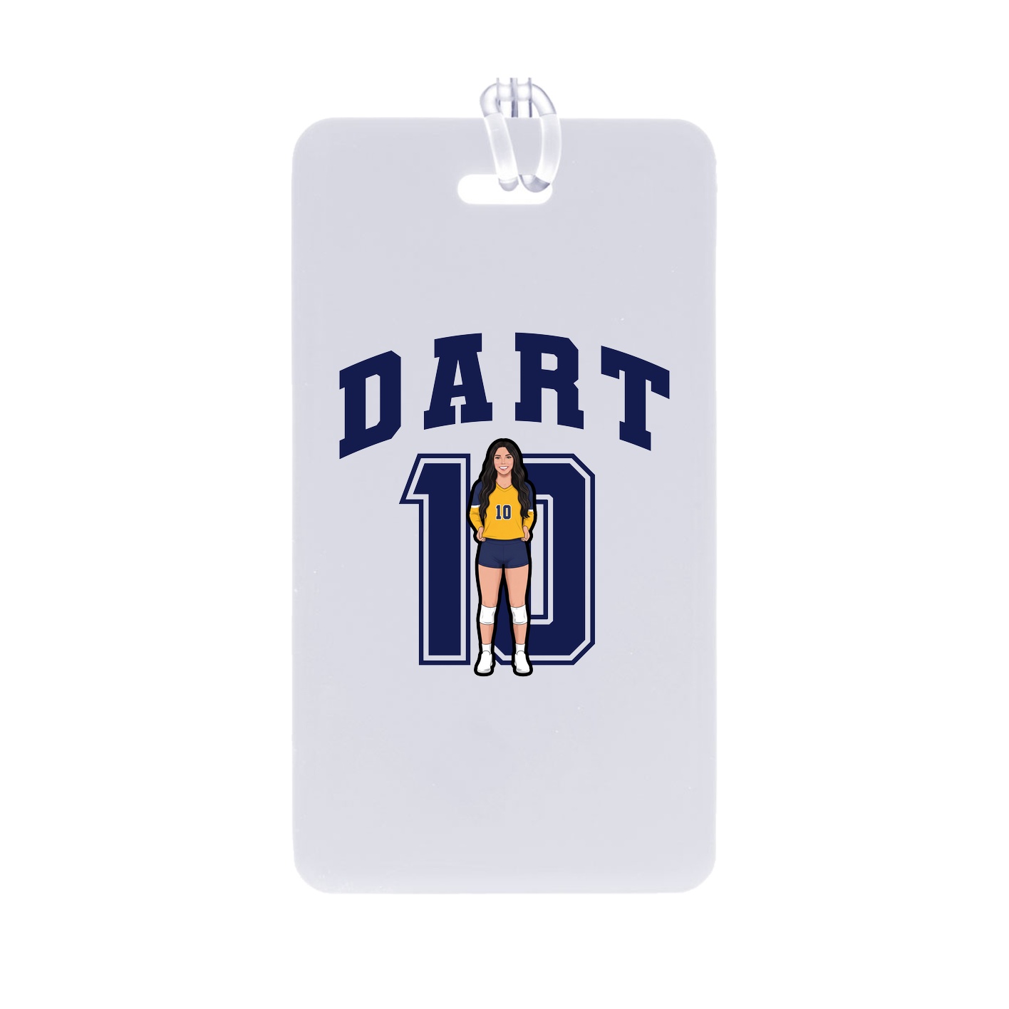 Bag Tag — Number in Classic
