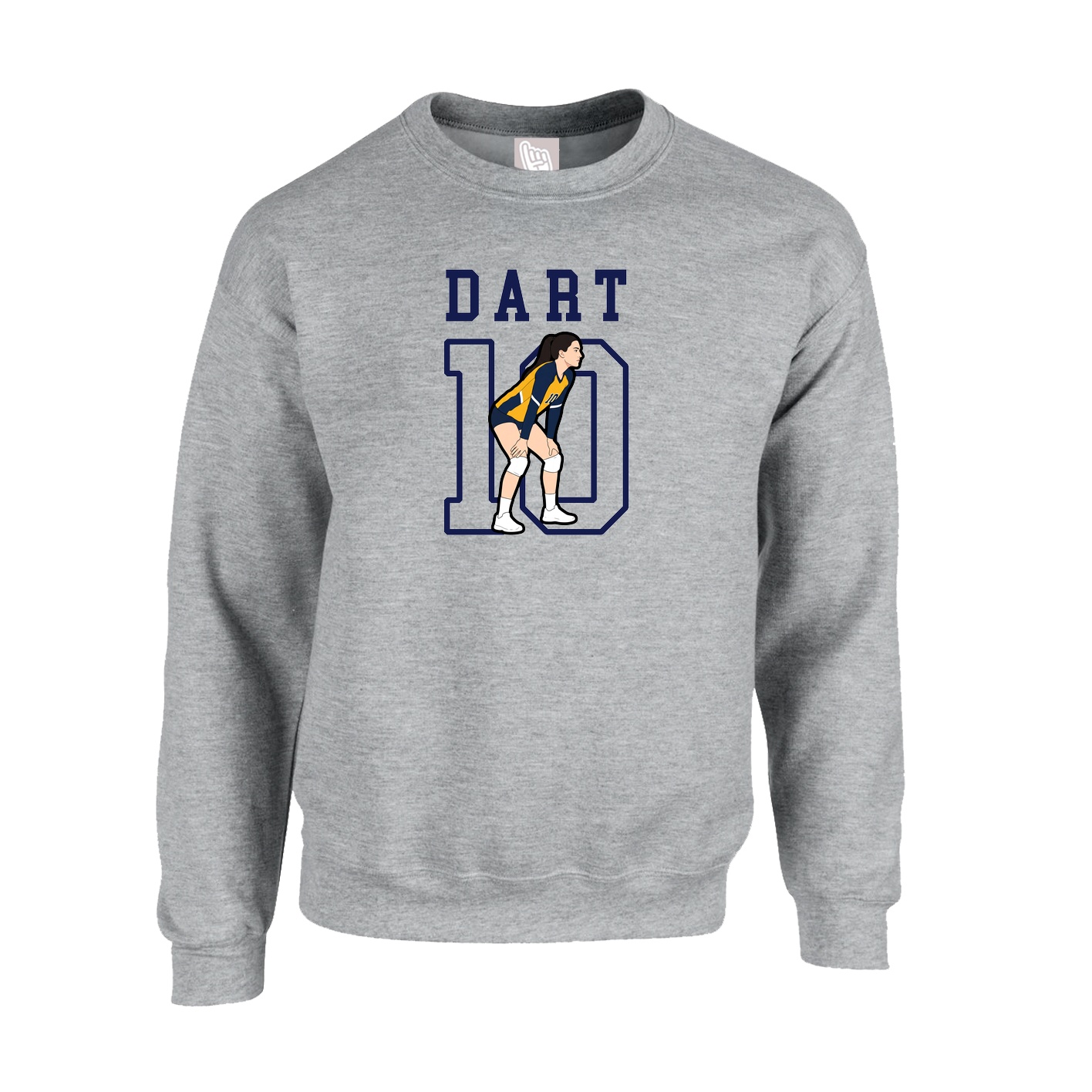 Fleece Crew — Shirsey in Grey