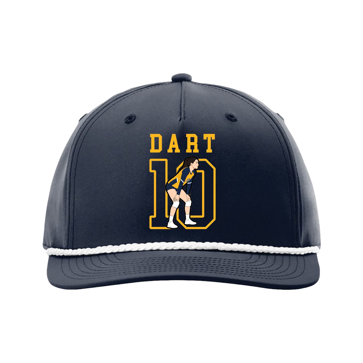 Five-Panel Classic Rope Cap — Shirsey in Navy