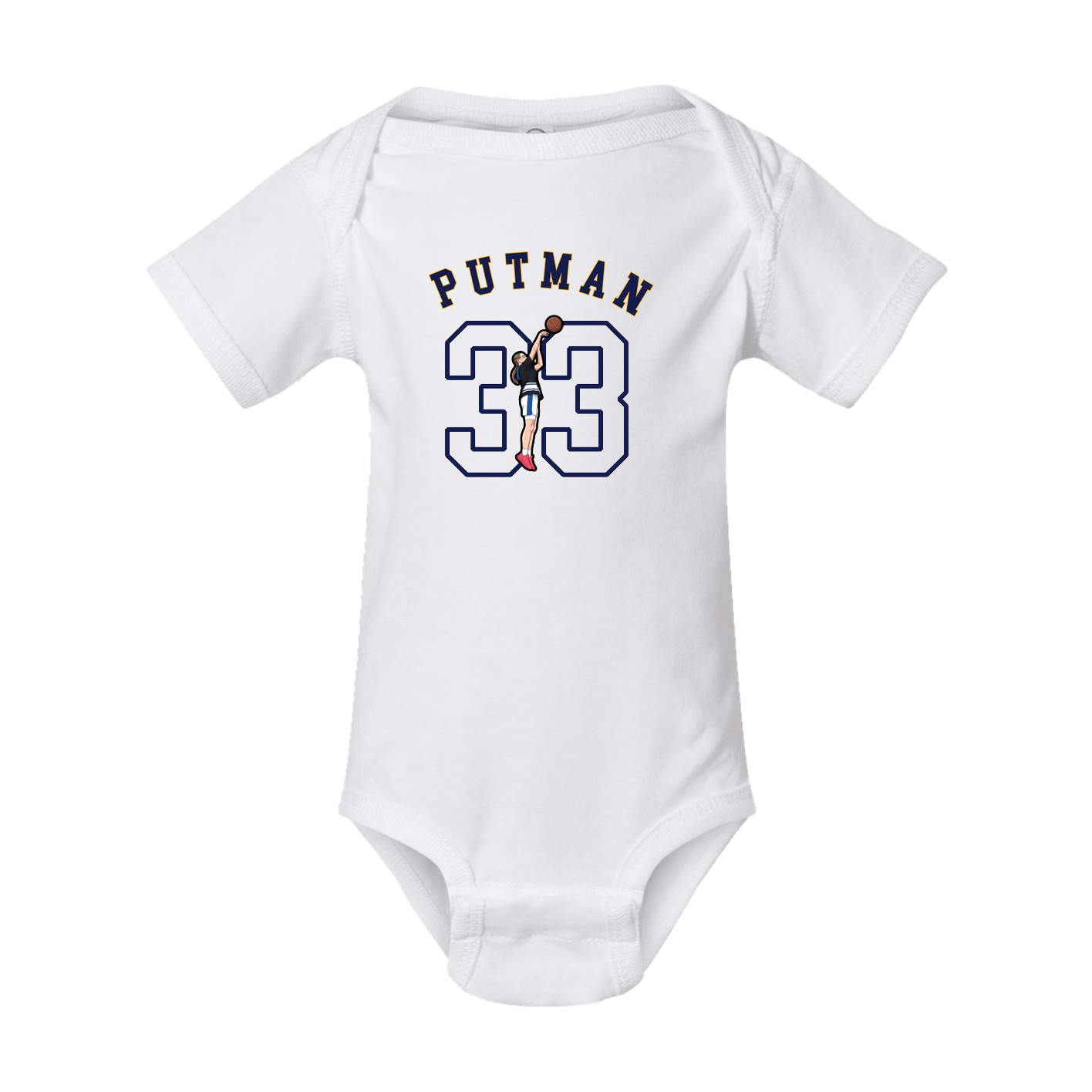Baby Onesie — Shirsey Arch in White