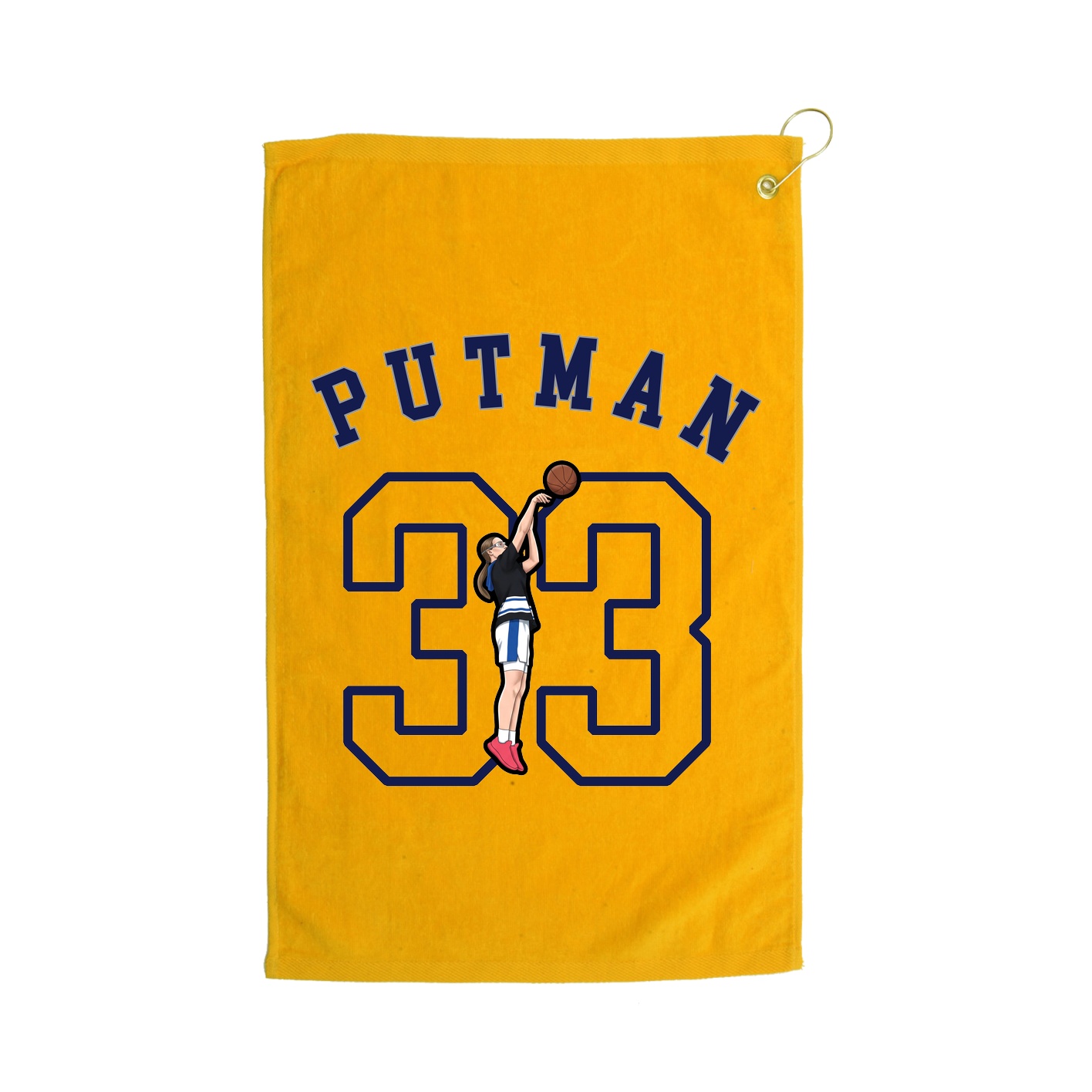 Golf Towel — Shirsey Arch in Gold
