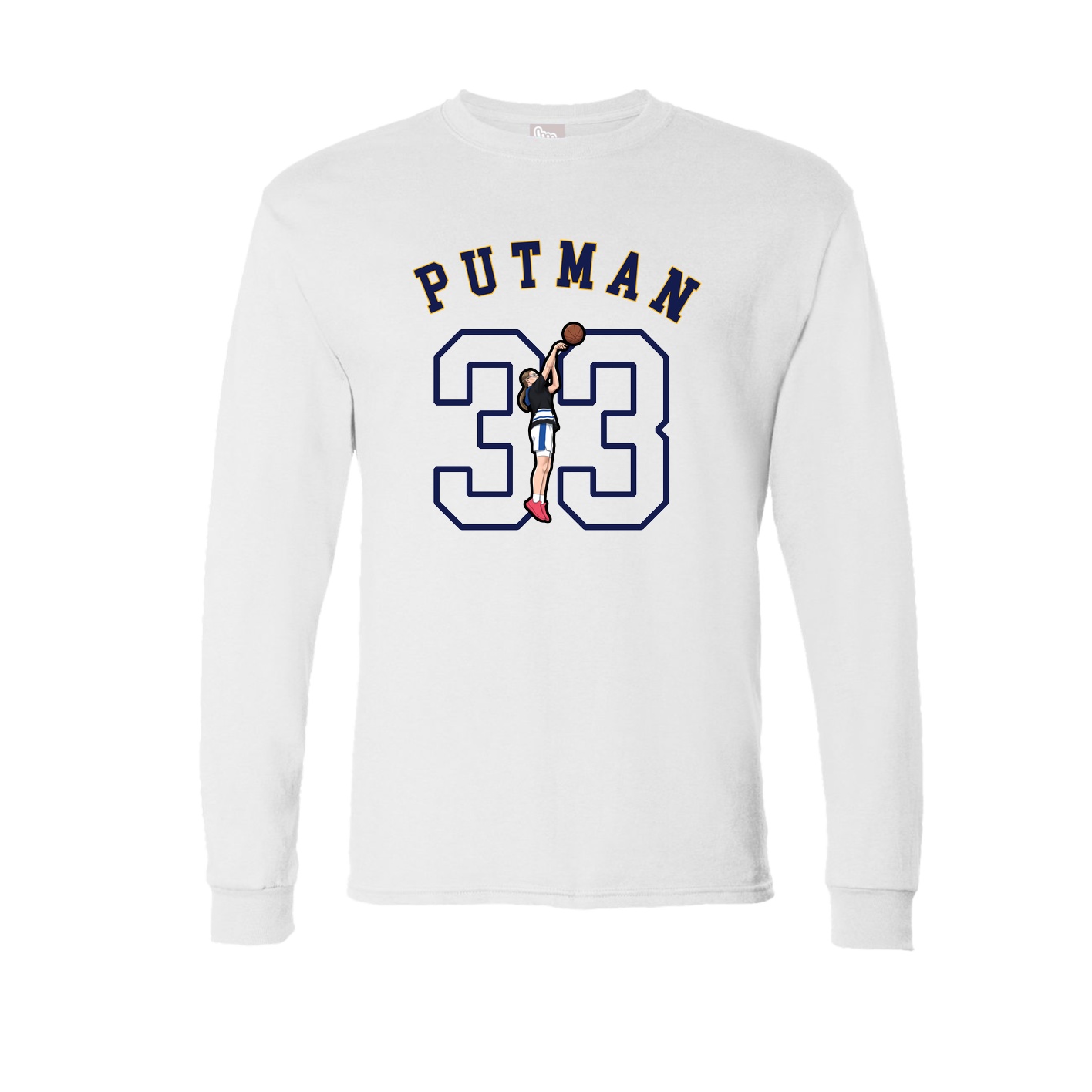 Long Sleeve Tee — Shirsey Arch in White