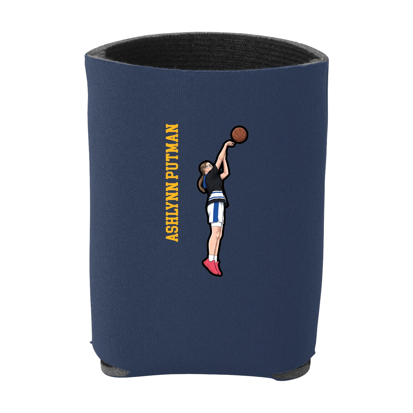 Can Holder — Name Vertical in Navy
