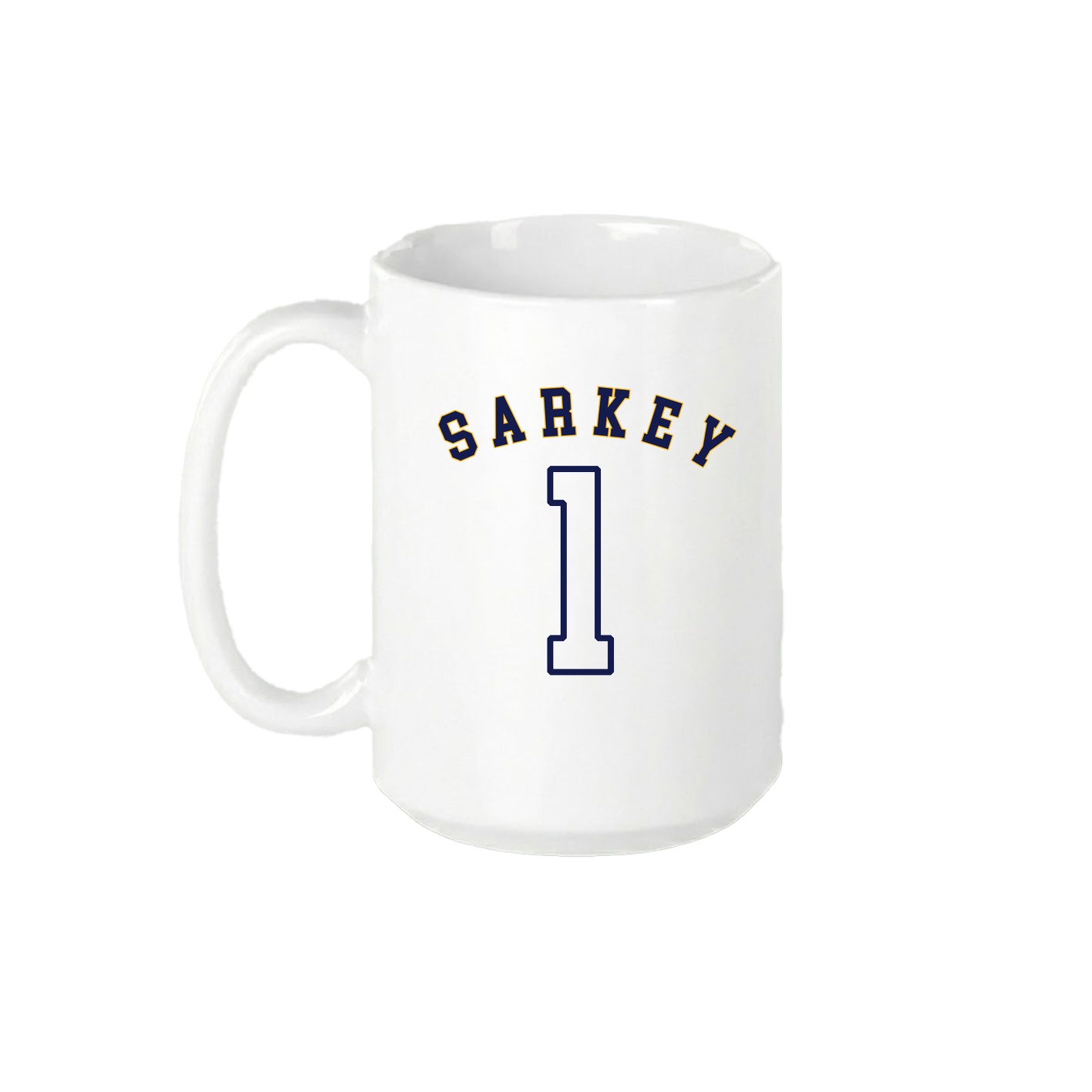 15oz Coffee Mug — Shirsey Arch in White