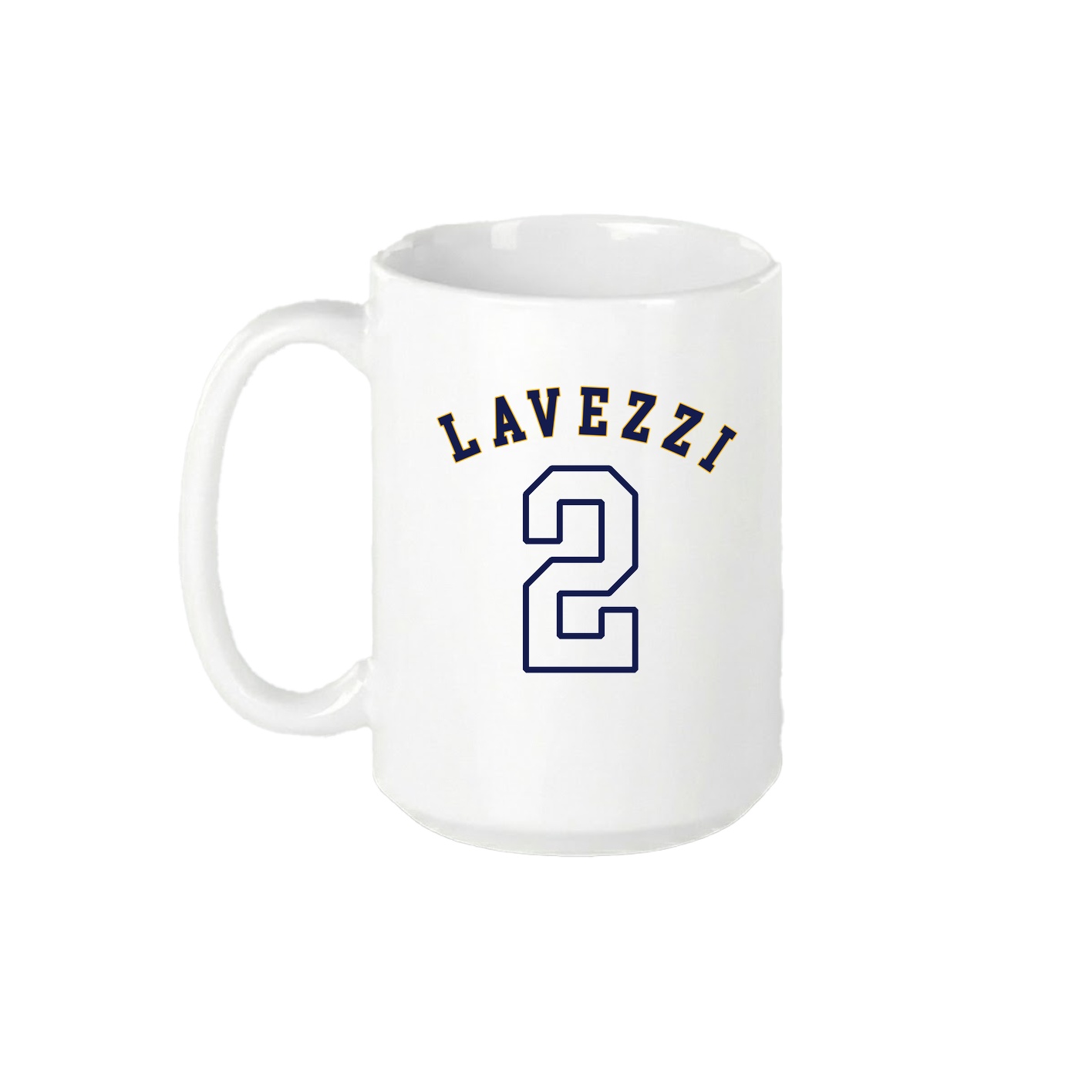 15oz Coffee Mug — Shirsey Arch in White