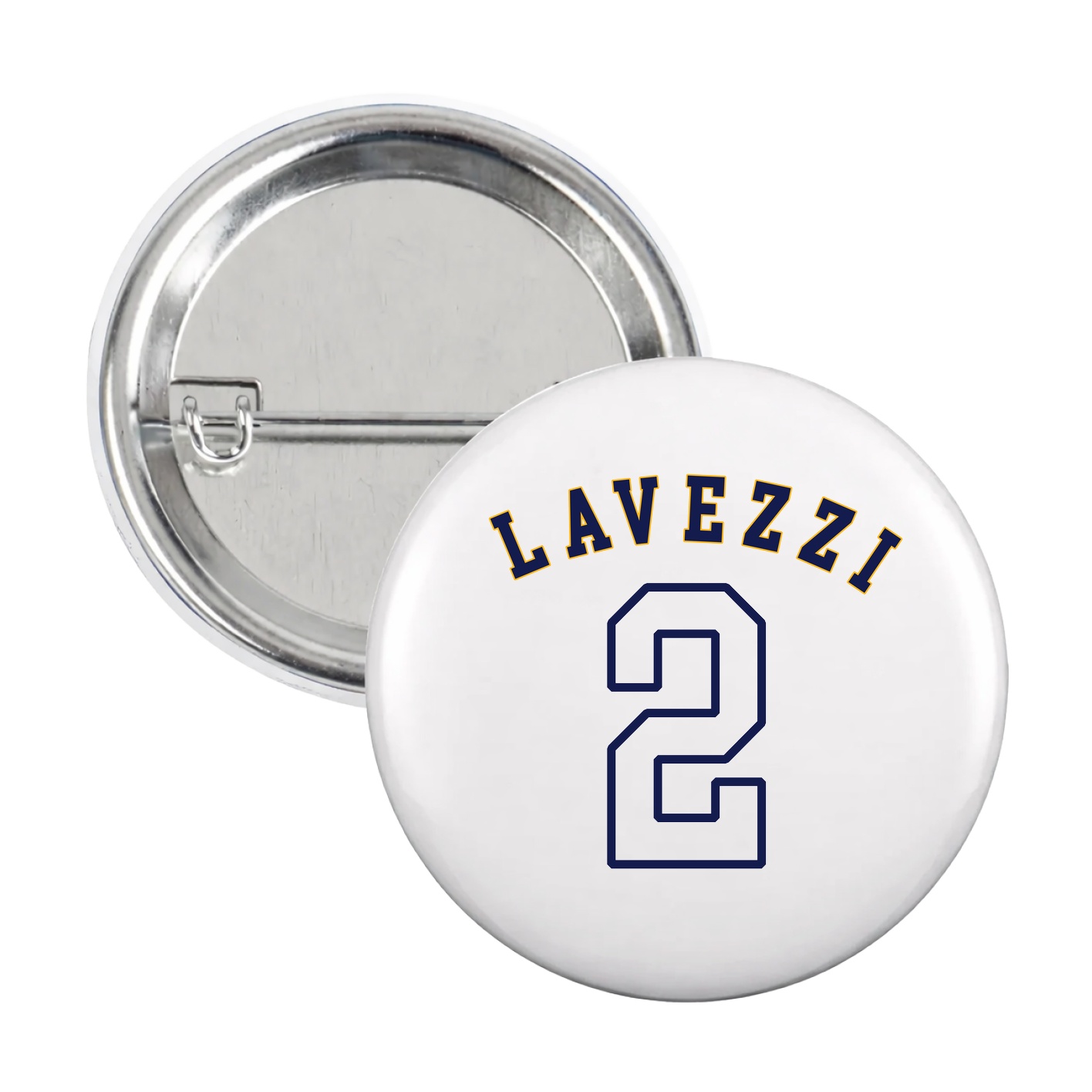 Game Day Button — Shirsey Arch in White