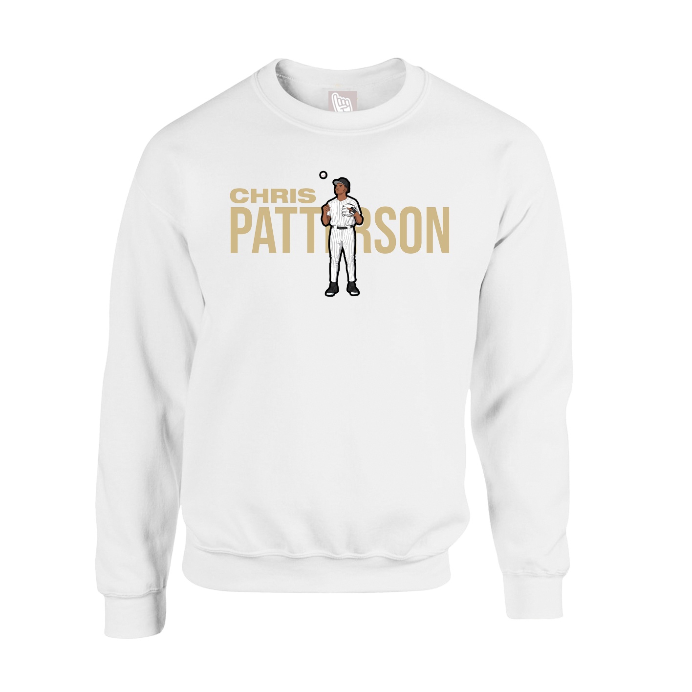 Fleece Crew — Player Name in White