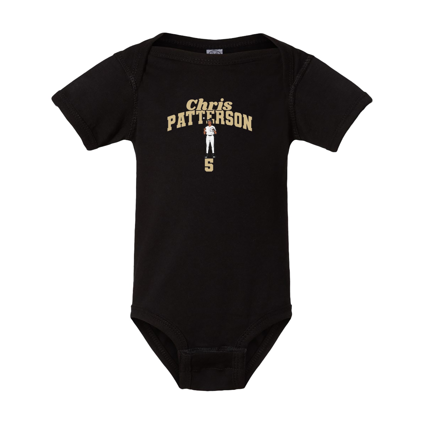 Baby Onesie — Signature Arch in Black