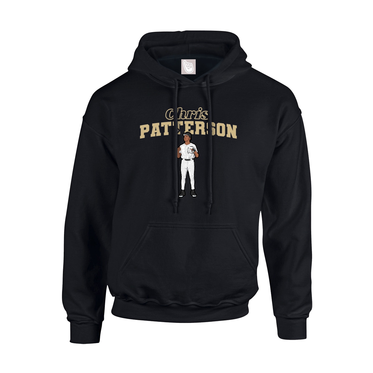 Hoodie — Name Arch in Black