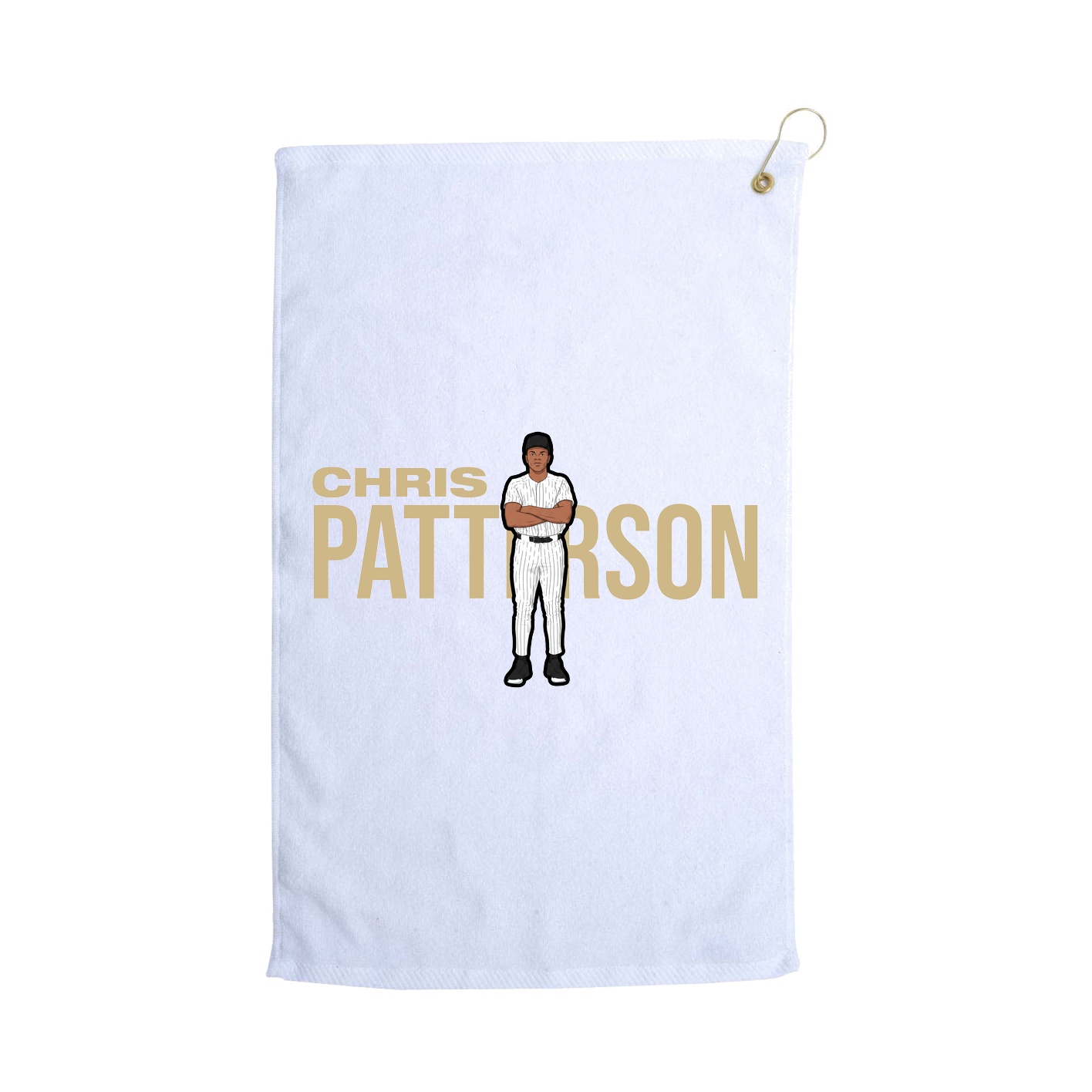 Golf Towel — Player Name in White