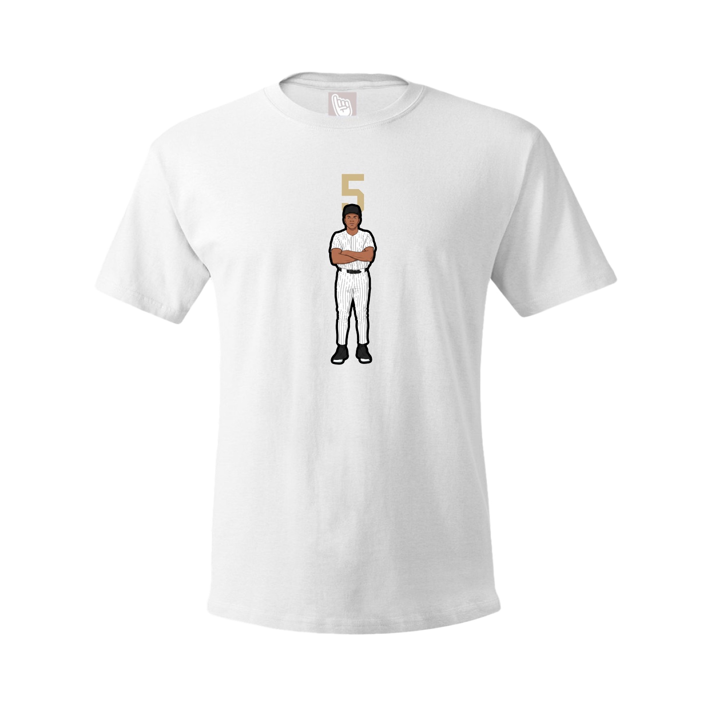 Tee — Number Top in White