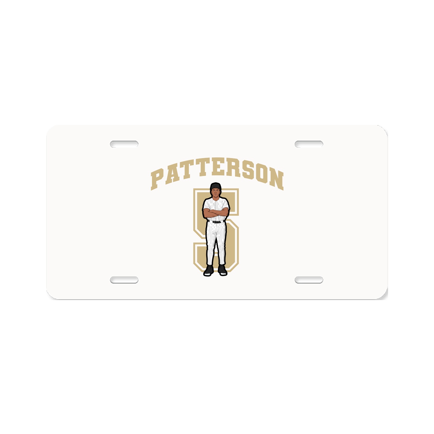 License Plate — Number in Classic