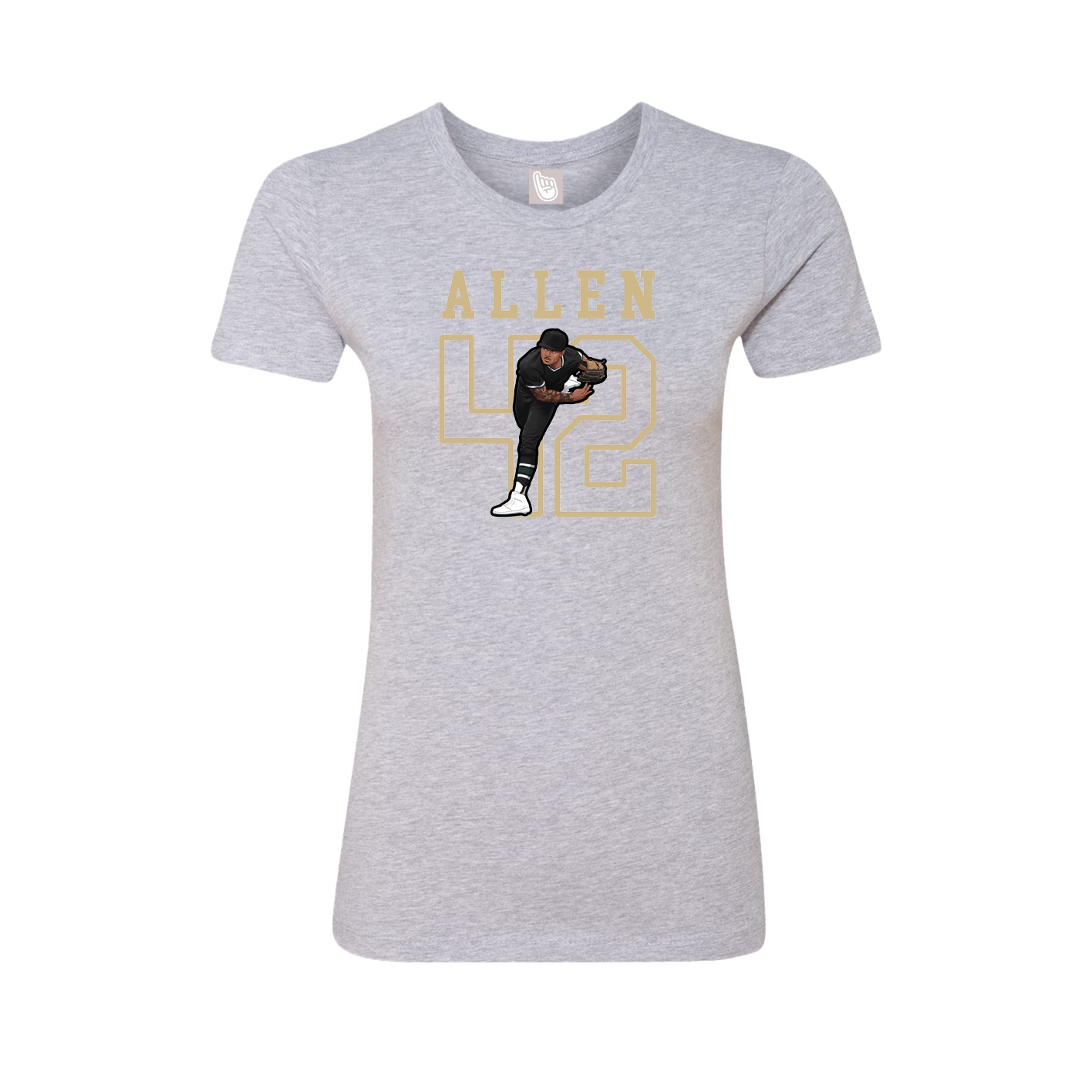 Fitted Women's Tee — Shirsey in Grey