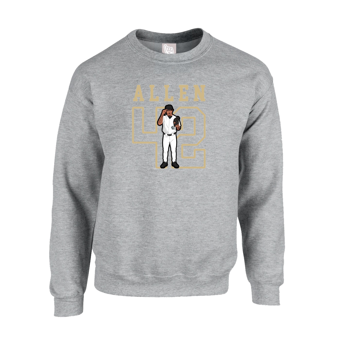 Fleece Crew — Shirsey in Grey