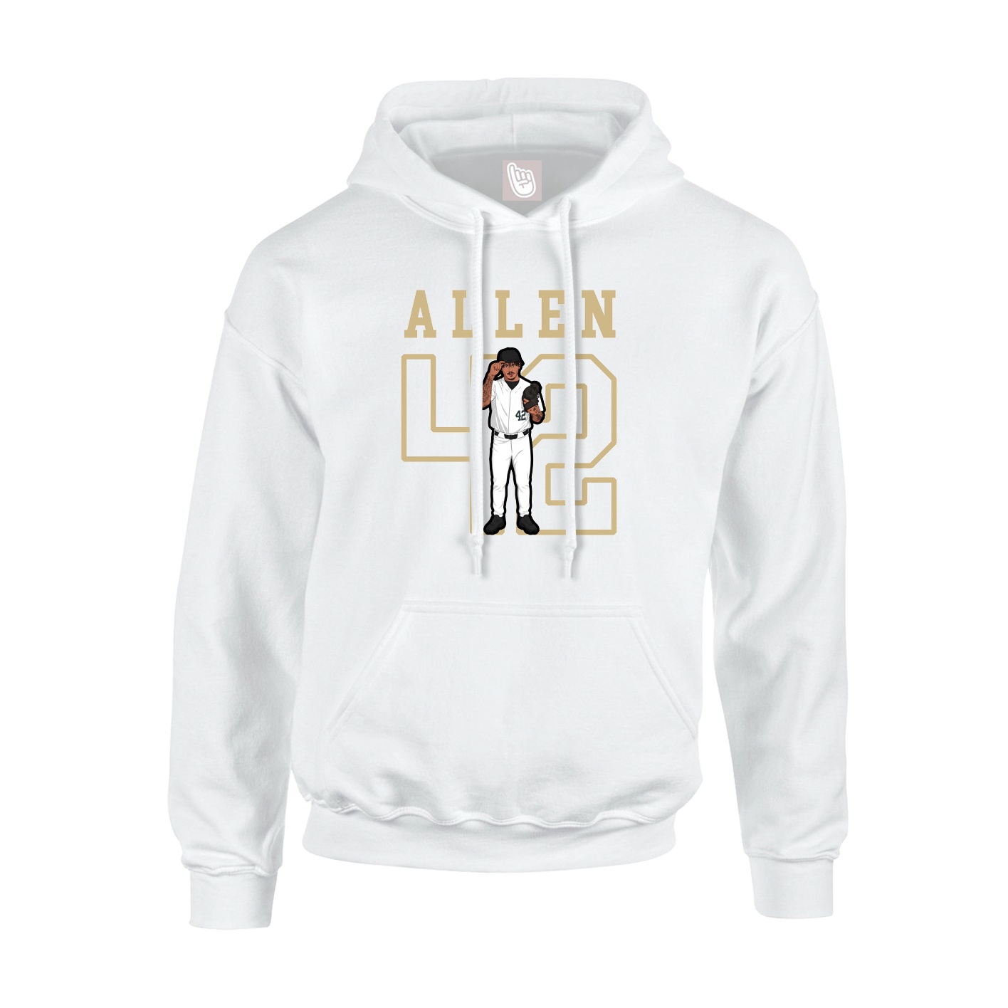 Youth Hoodie — Shirsey in White