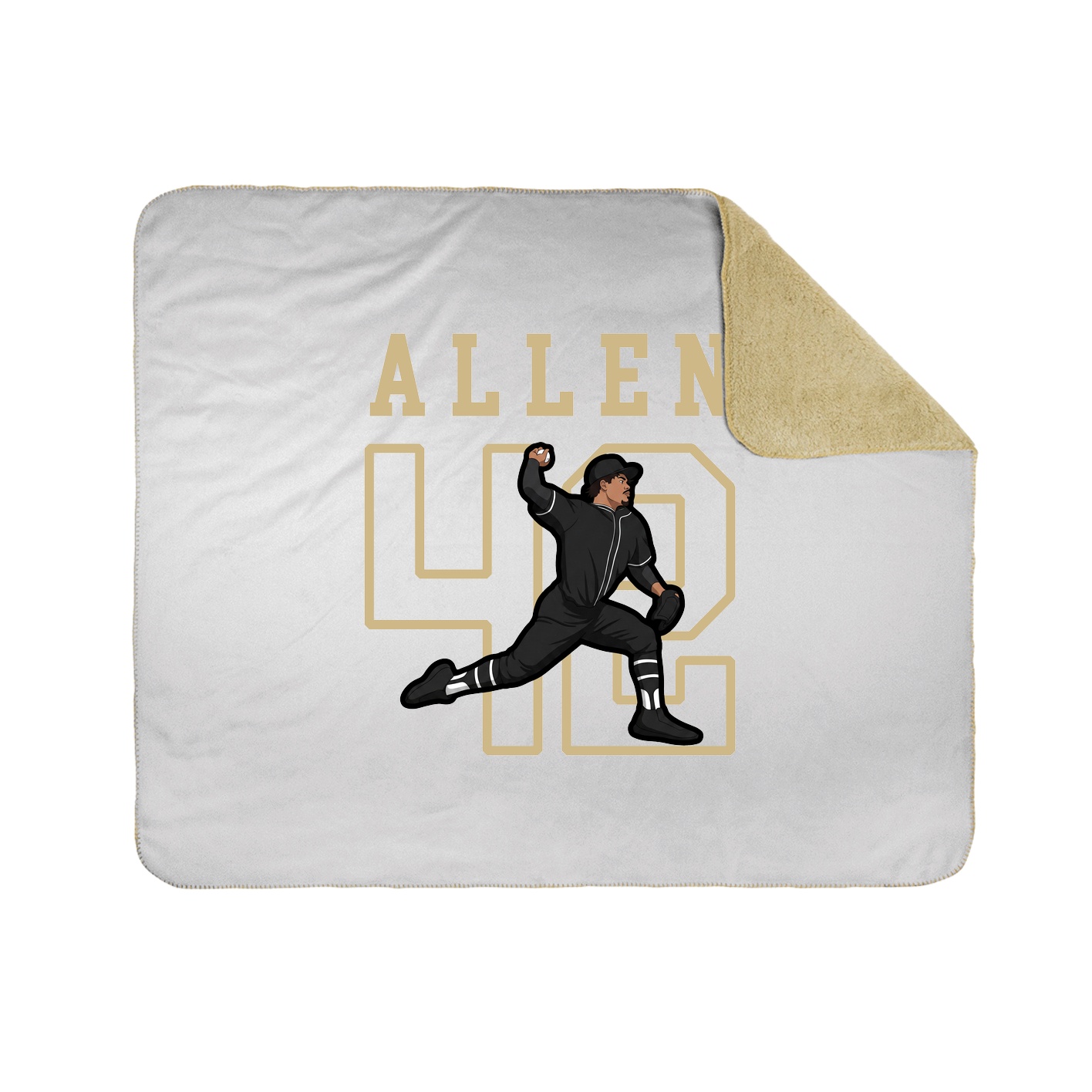 Throw Blanket — Shirsey in White