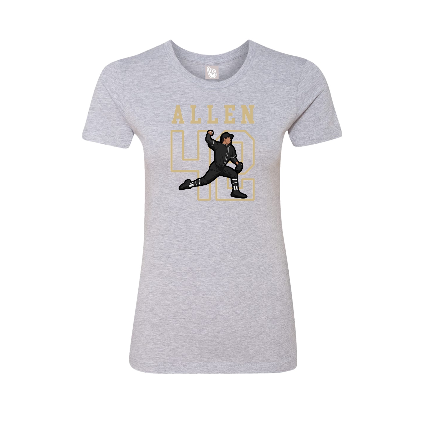 Fitted Women's Tee — Shirsey in Grey
