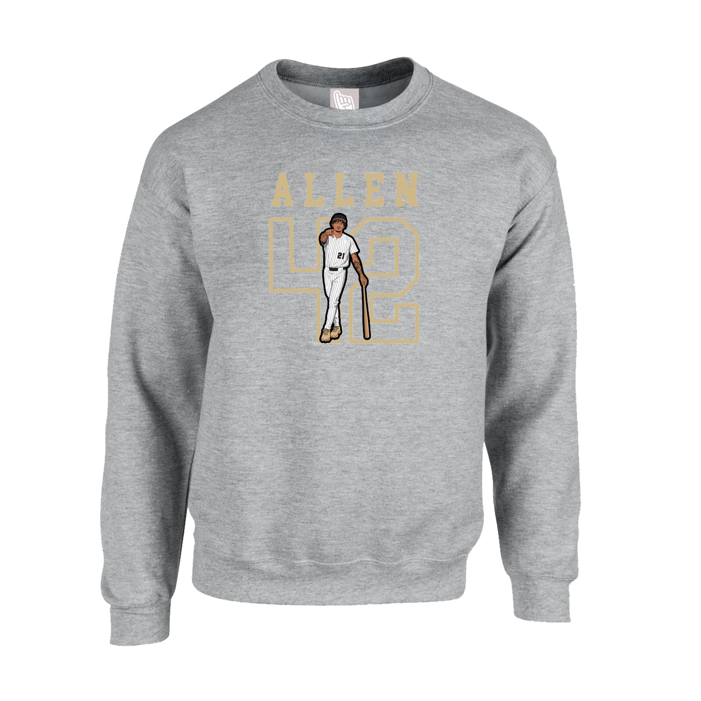 Fleece Crew — Shirsey in Grey