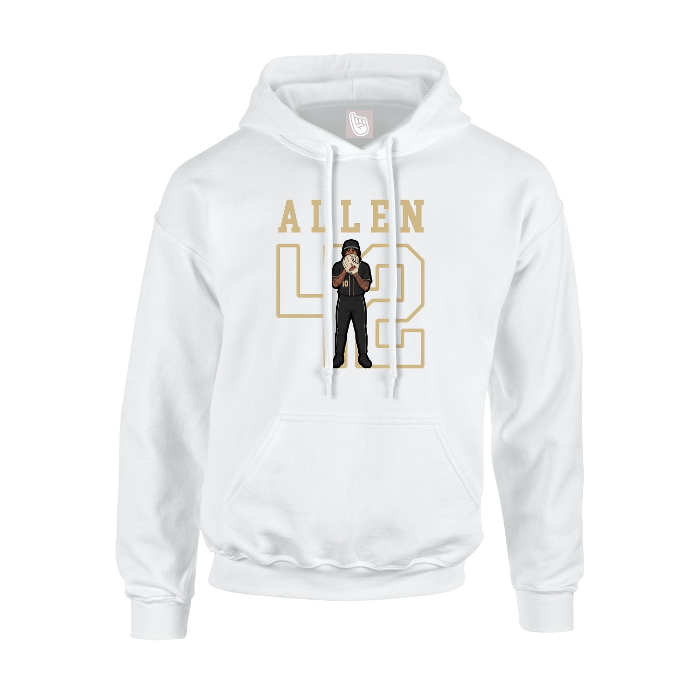 Youth Hoodie — Shirsey in White