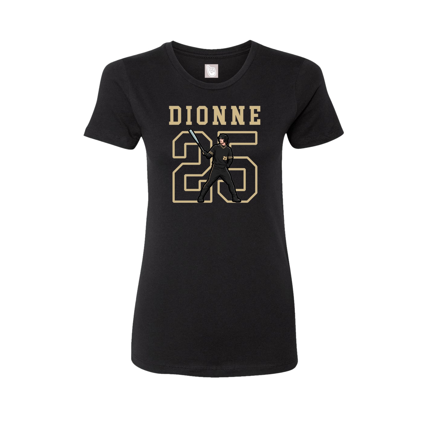 Fitted Women's Tee — Shirsey in Black