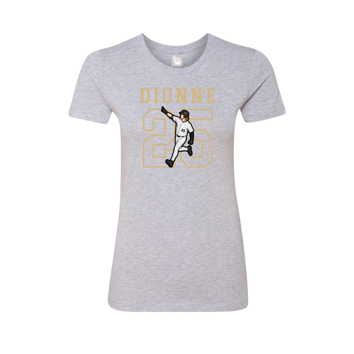 Fitted Women's Tee — Shirsey in Grey