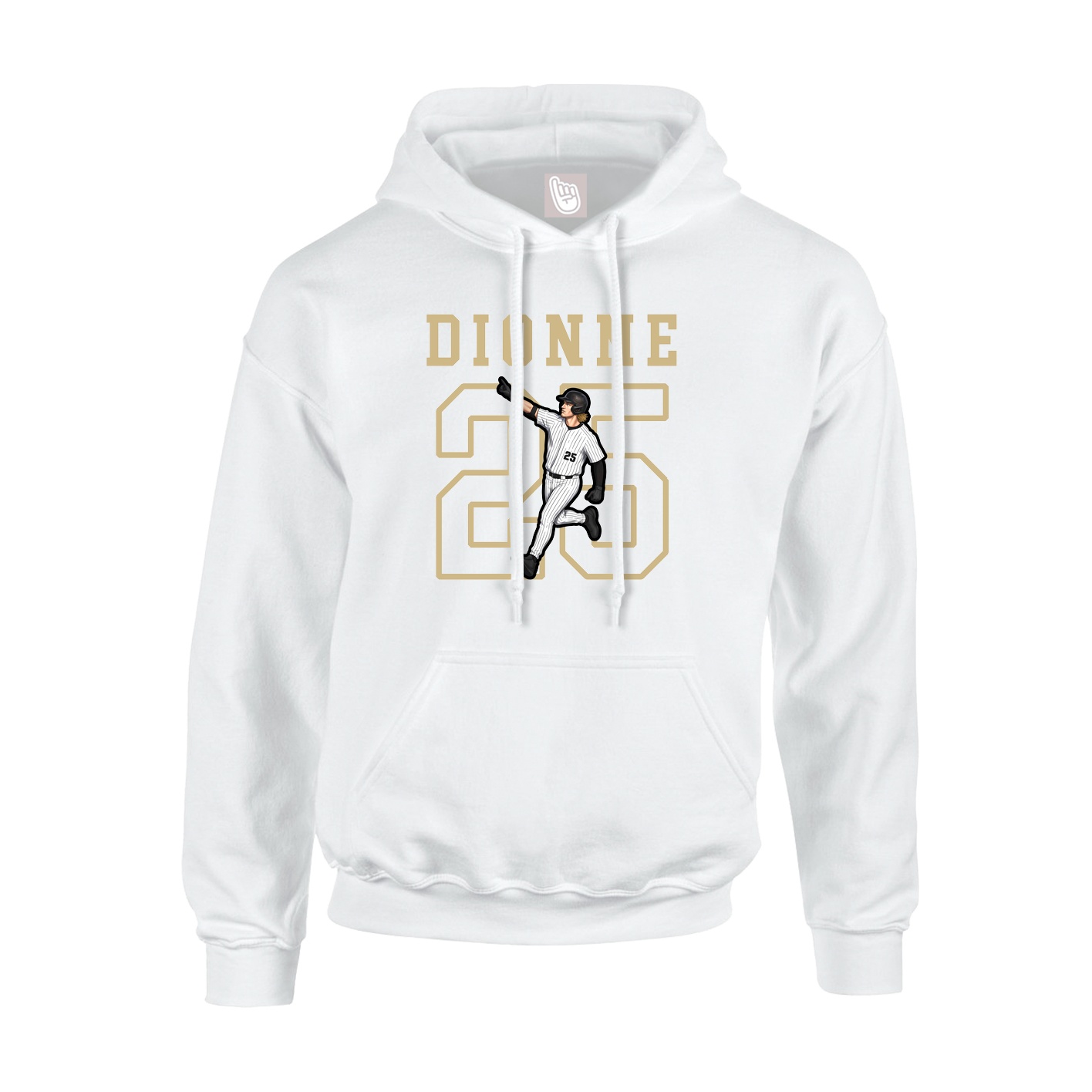 Hoodie — Shirsey in White