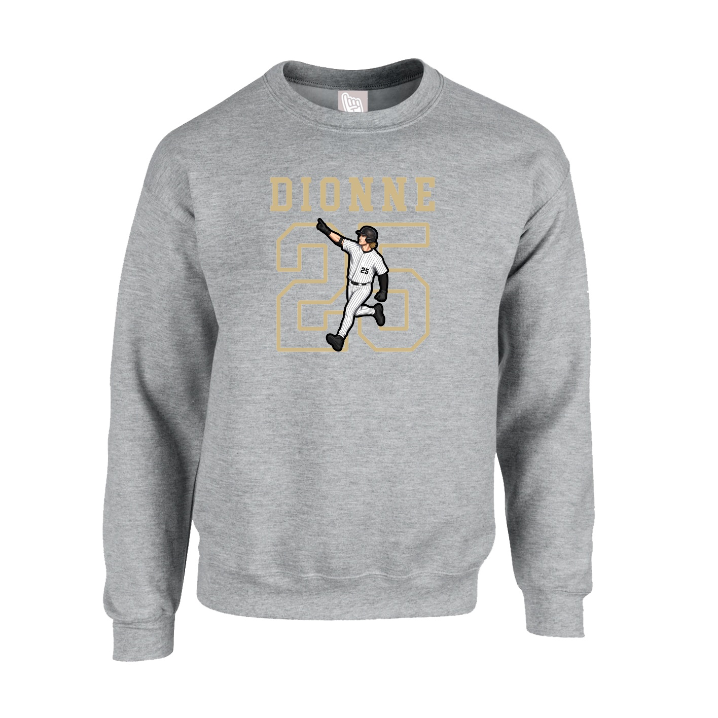 Fleece Crew — Shirsey in Grey