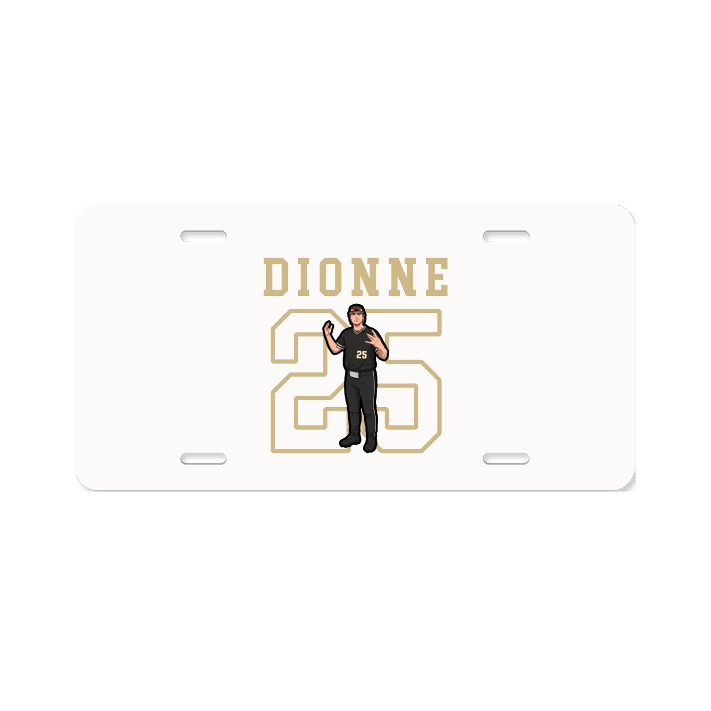 License Plate — Shirsey in Classic