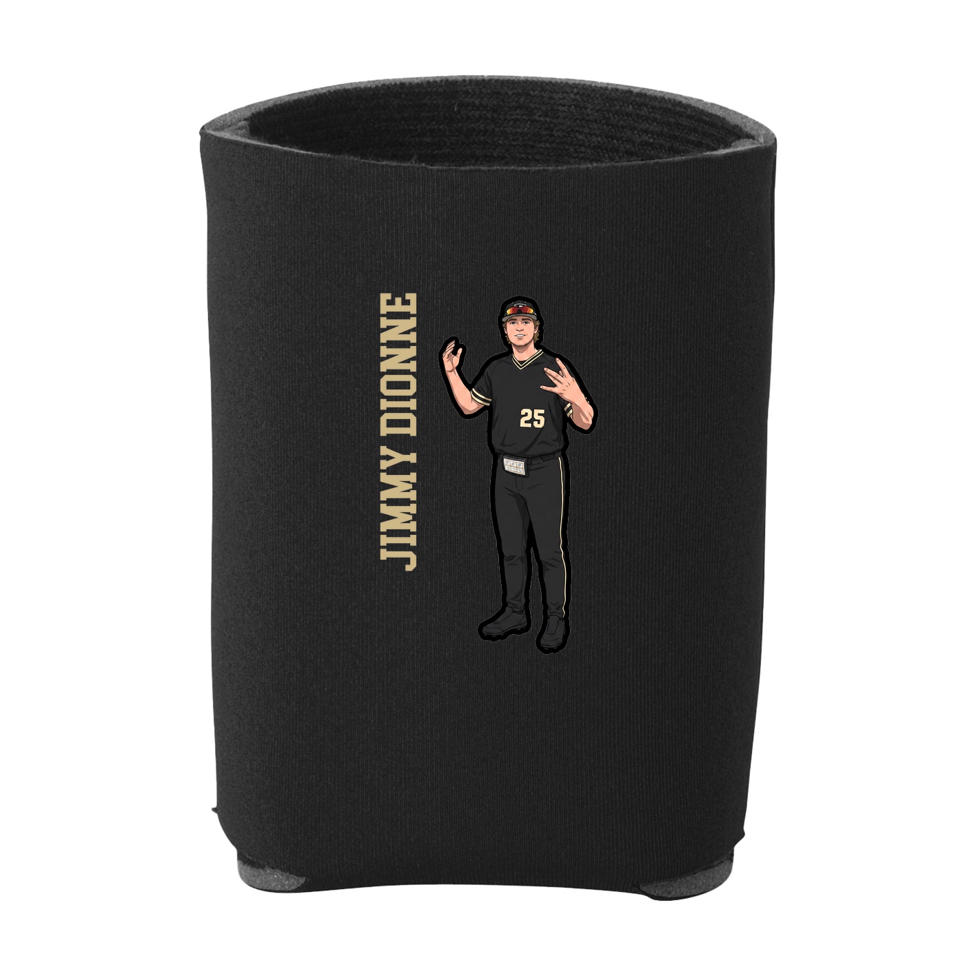 Can Holder — Name Vertical in Black