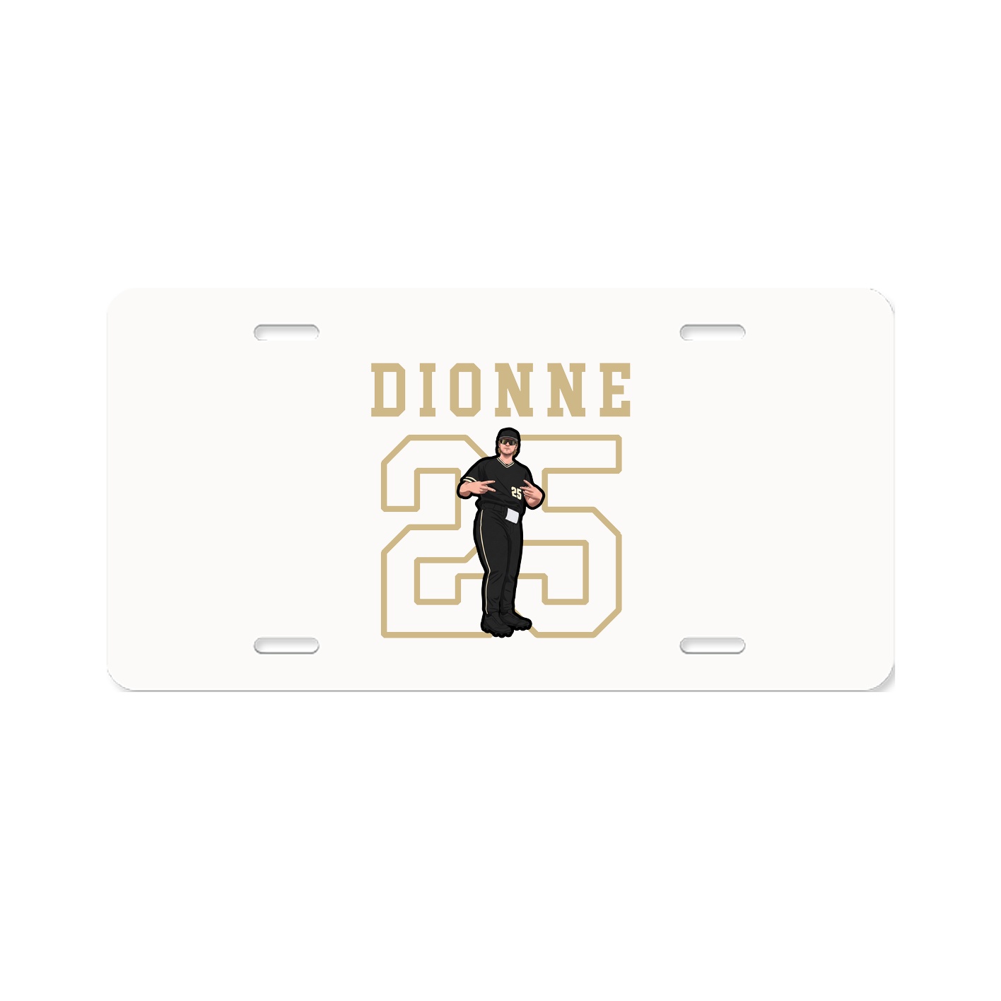 License Plate — Shirsey in Classic