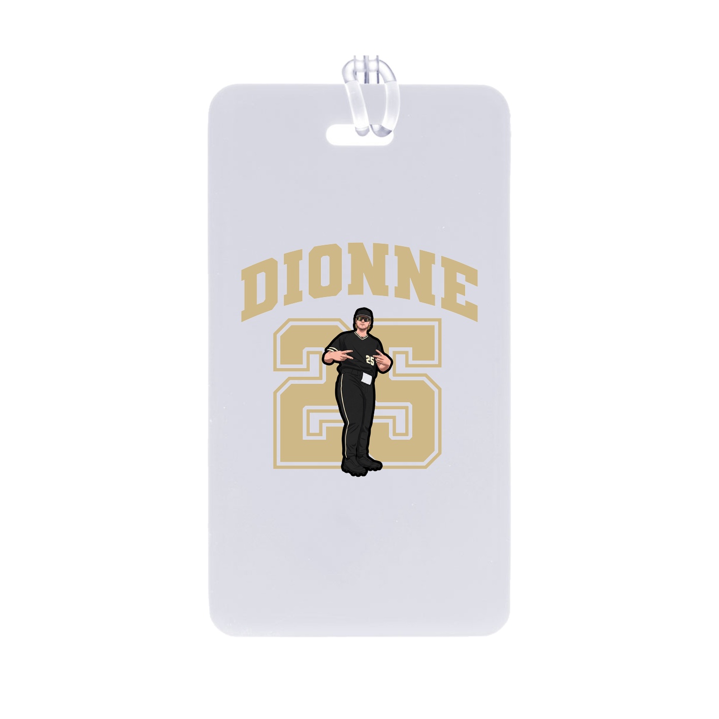 Bag Tag — Number in Classic