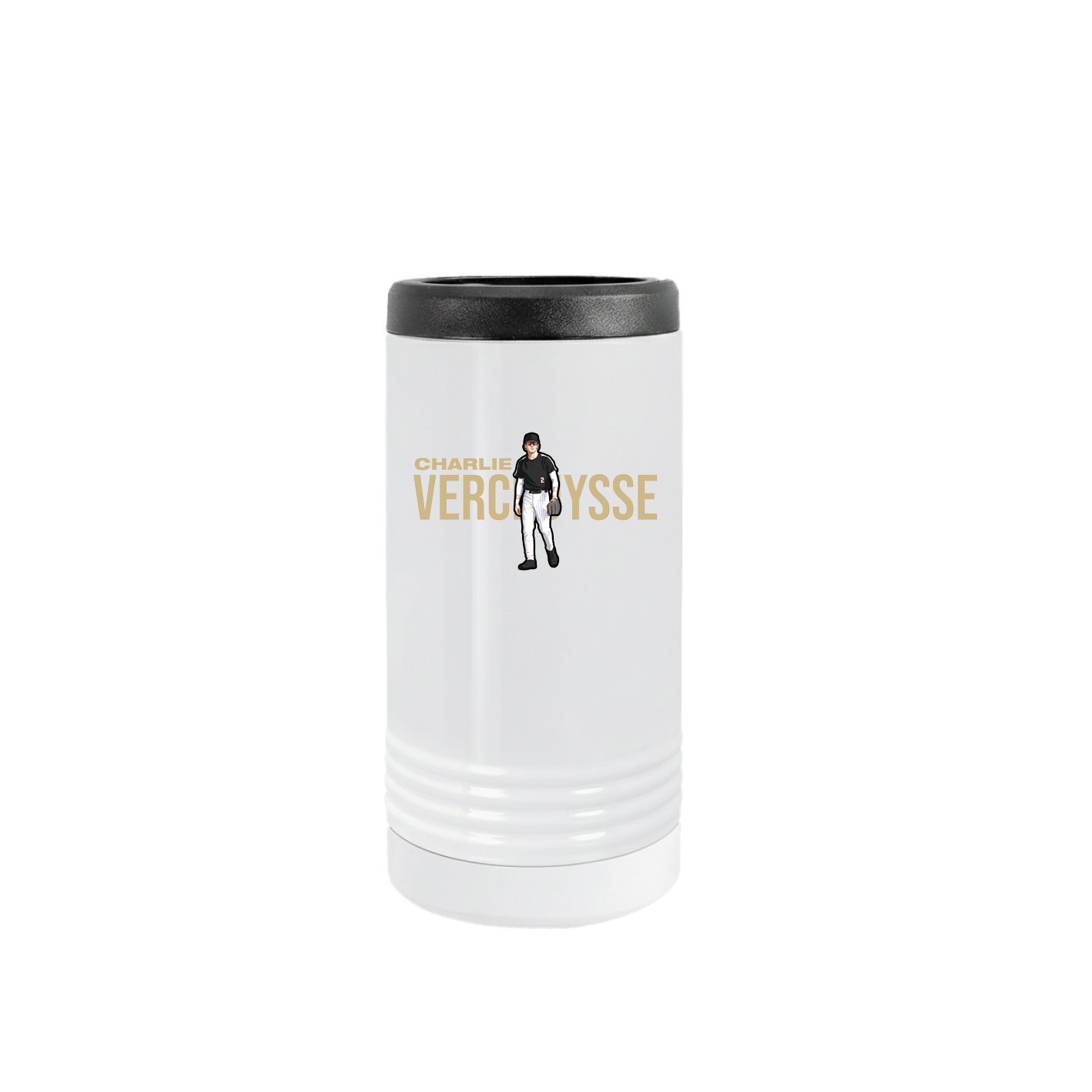 Slim Beverage Holder — Player Name in White