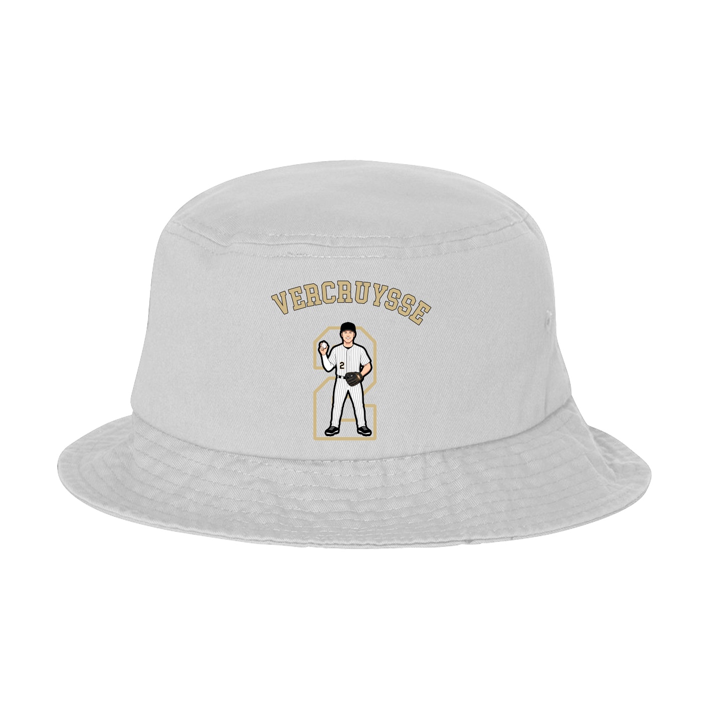 Bucket Cap — Shirsey Arch in White