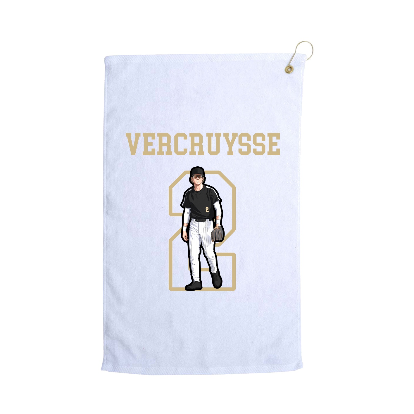 Golf Towel — Shirsey in White
