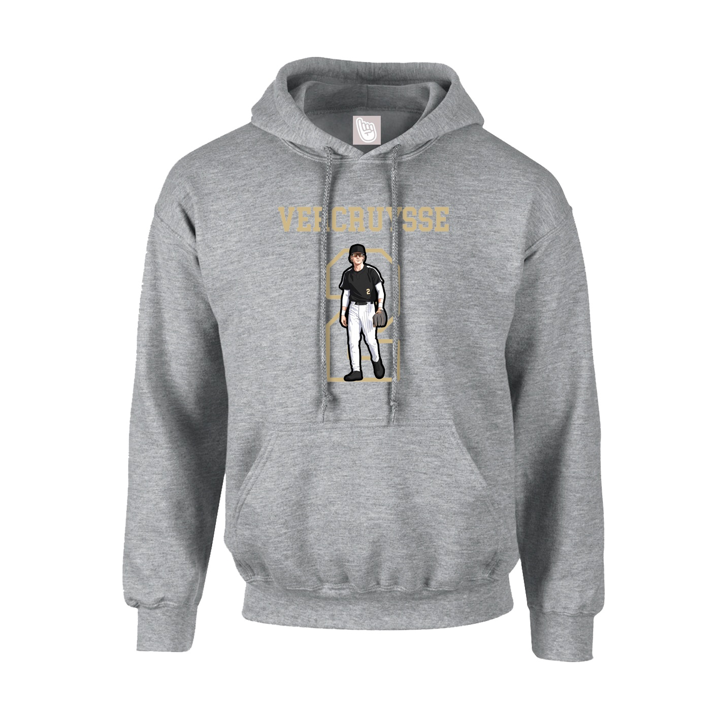 Hoodie — Shirsey in Grey