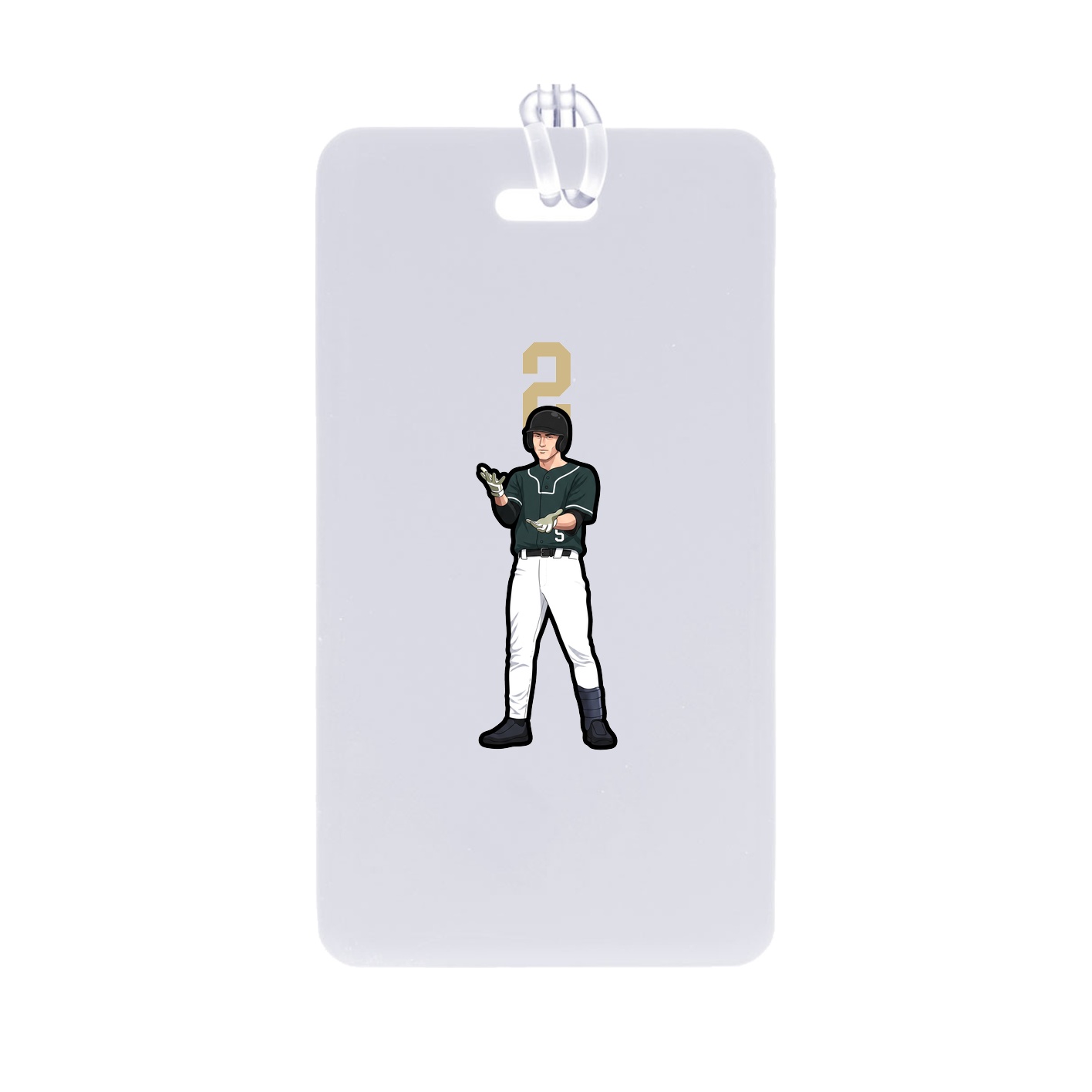 Bag Tag — Number Top in Classic