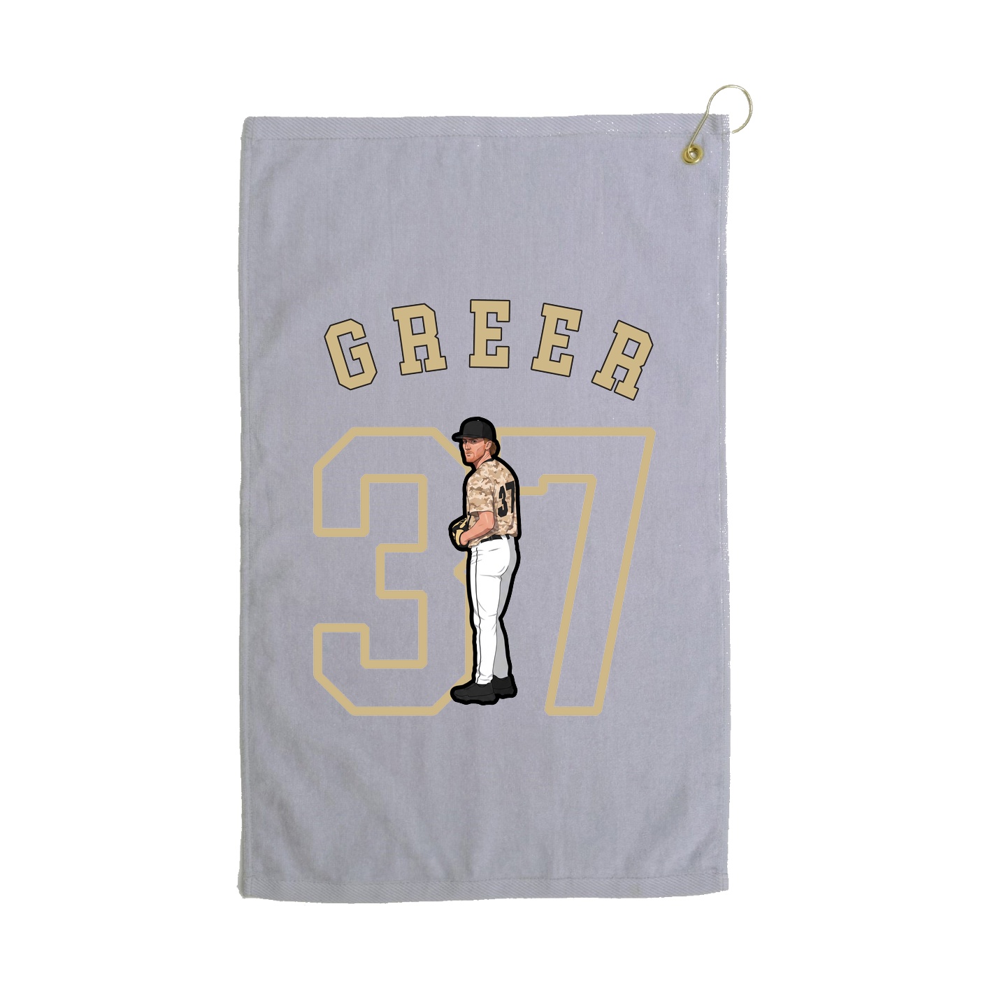 Golf Towel — Shirsey Arch in Grey