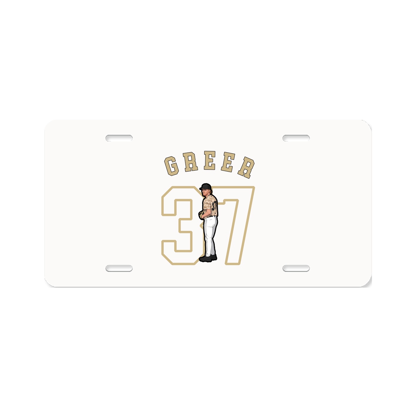 License Plate — Shirsey Arch in Classic