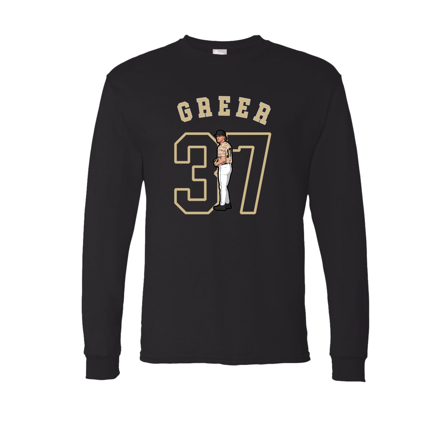 Long Sleeve Tee — Shirsey Arch in Black
